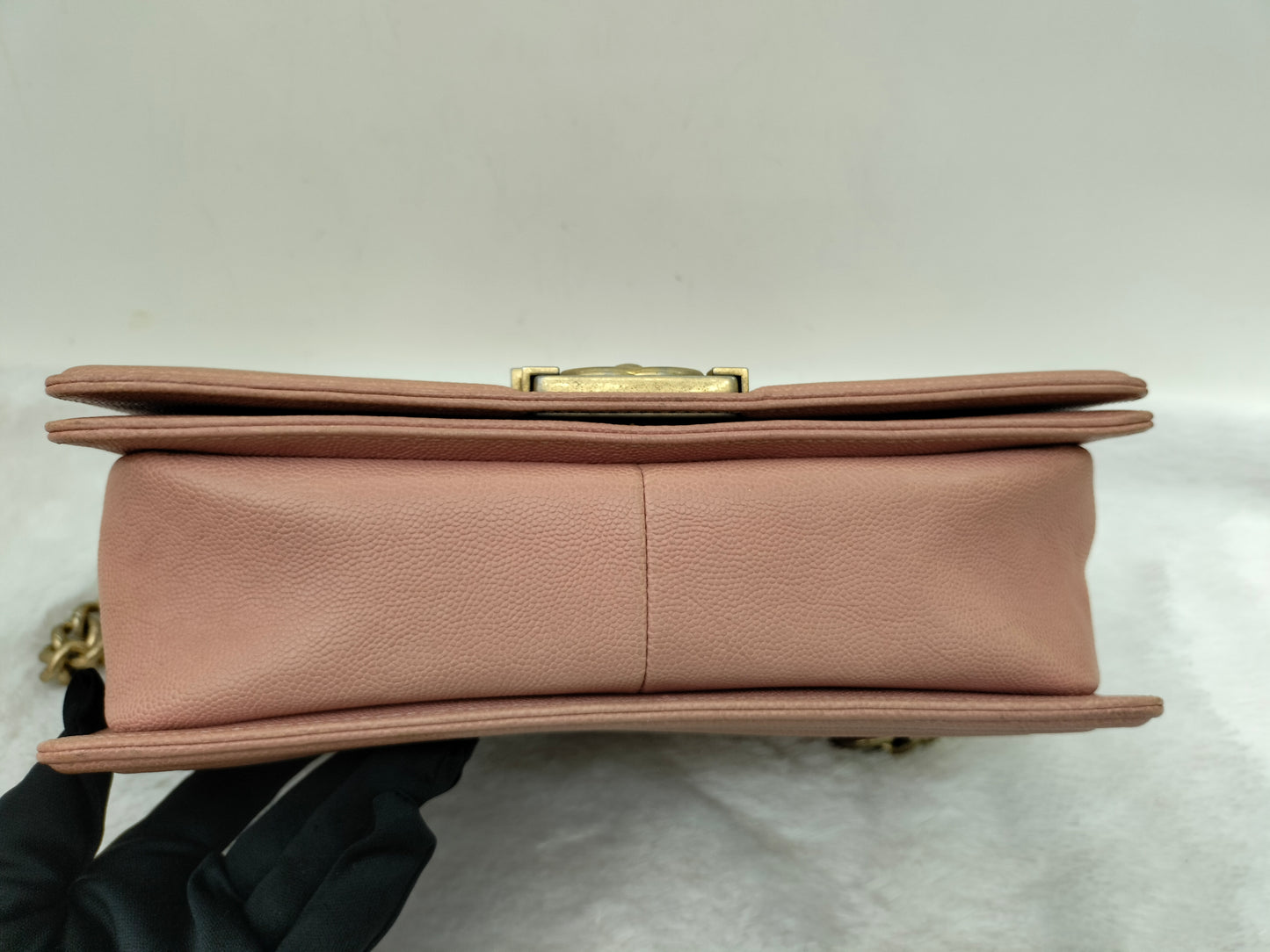 Chanel Boy 25 Caviar Salmon GHW #25