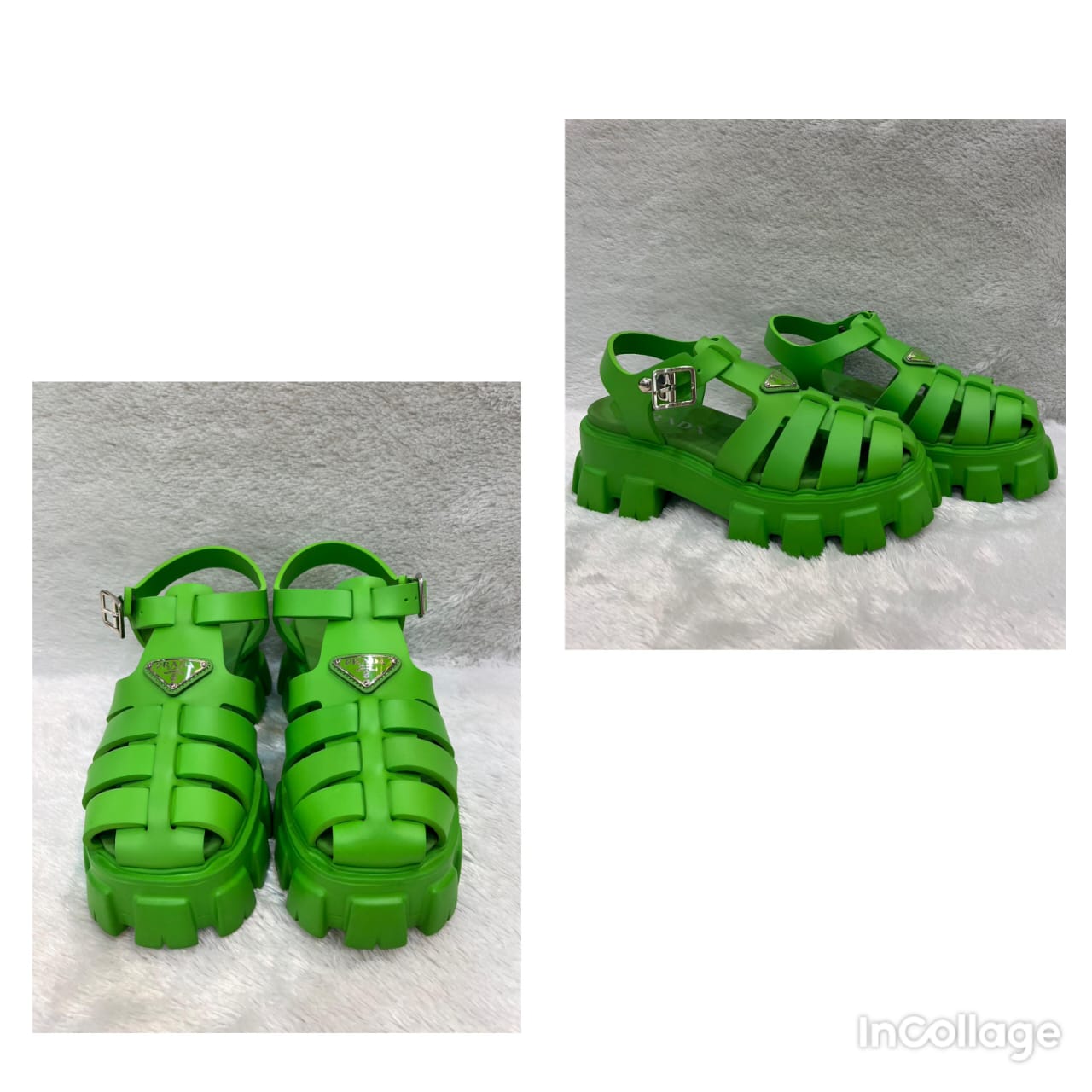 *NEW* Sandal Prada Green Size 39½