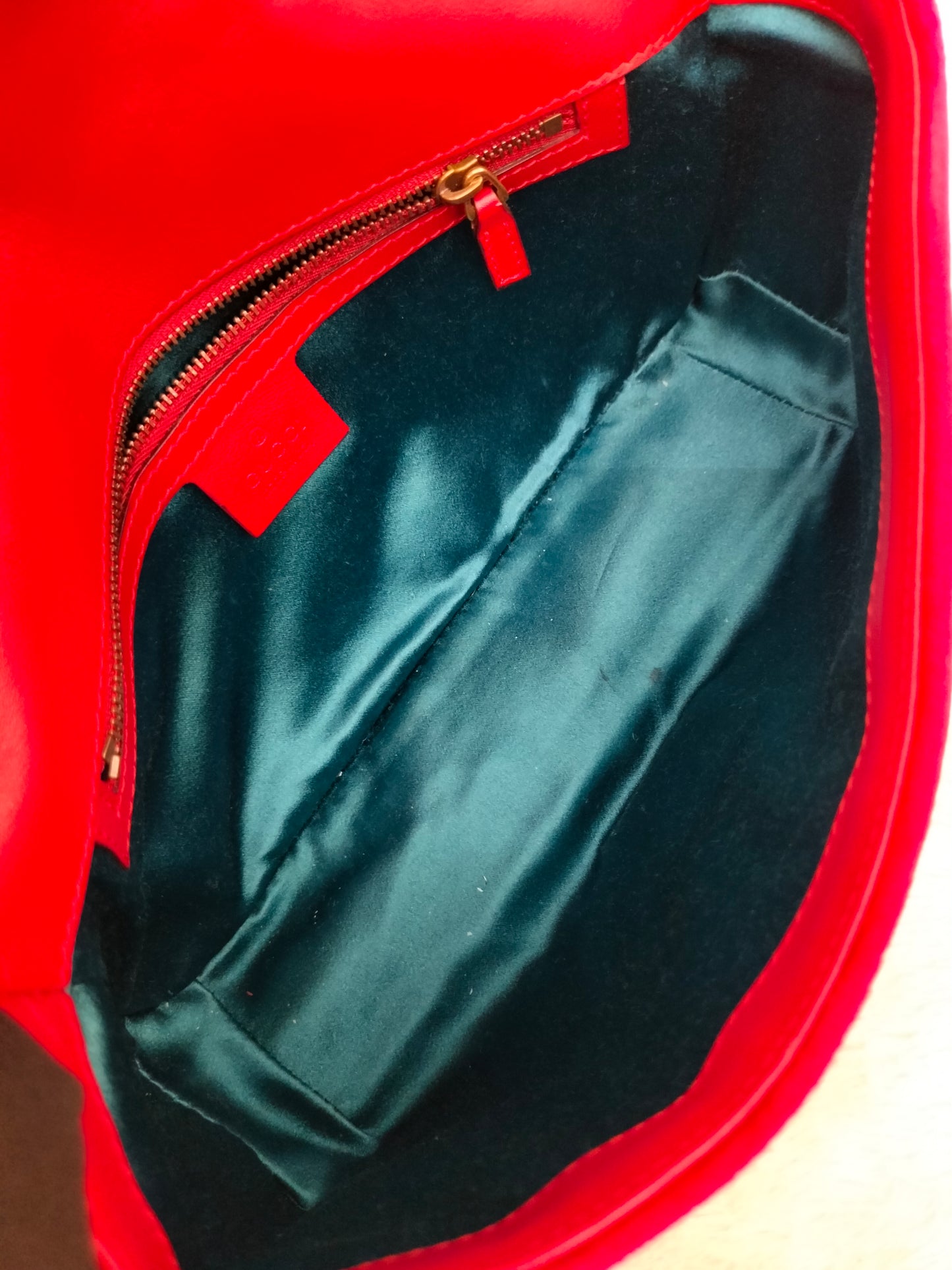 Gucci Marmont Small Velvet Red GHW 2018