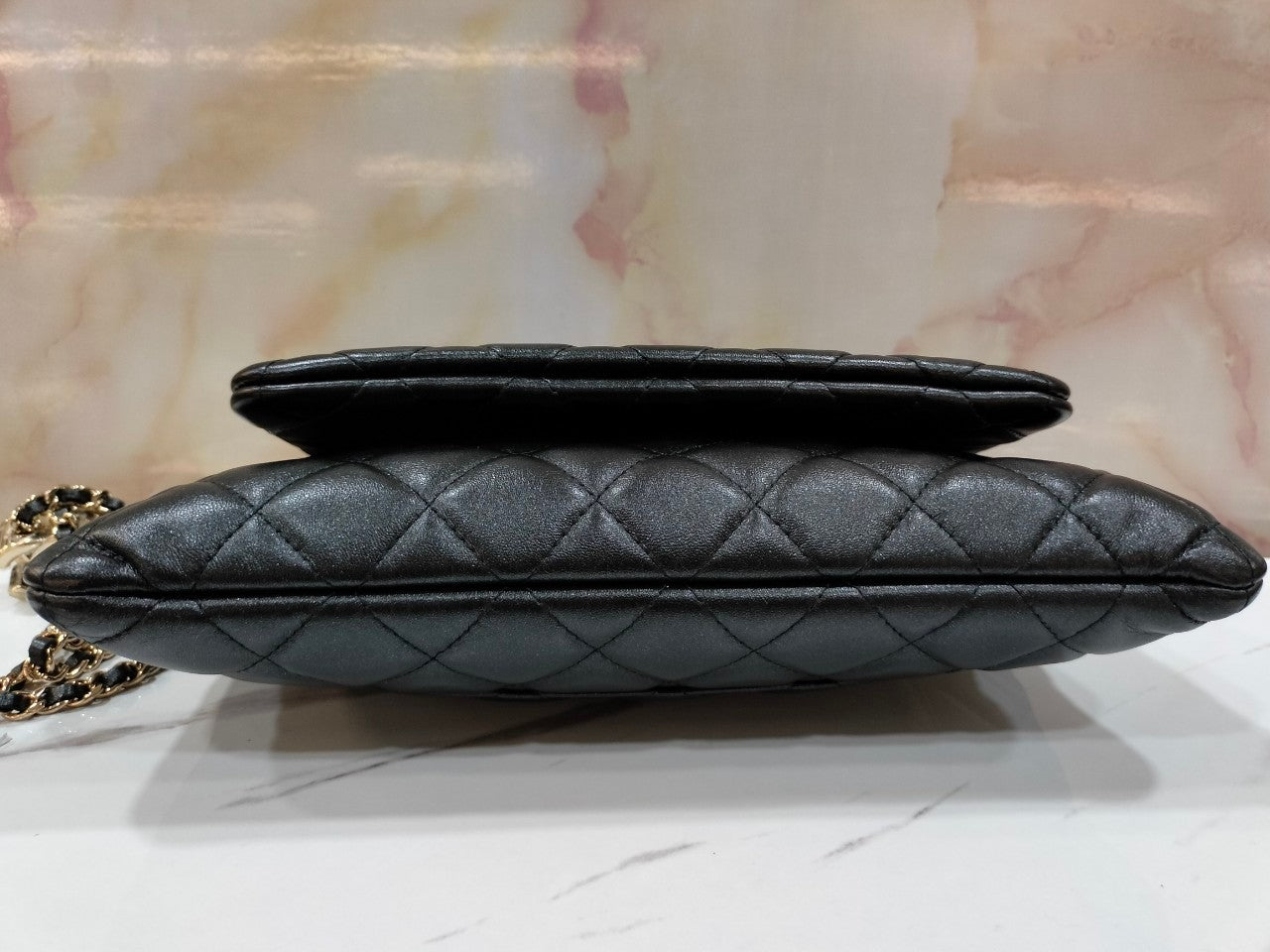 *Neverbeen Used* Chanel Double Case Black Lambskin GHW #29