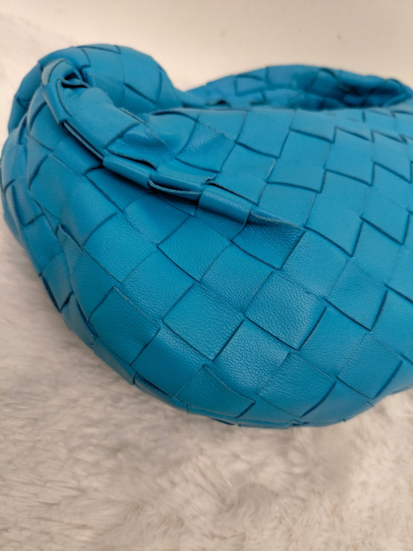 Bottega Veneta Mini Jodie Blue GHW