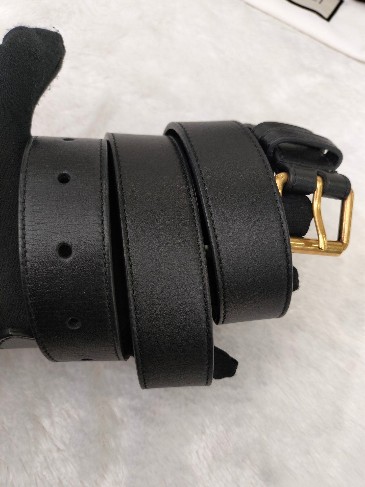 Gucci Marmont Belt Bag Black GHW