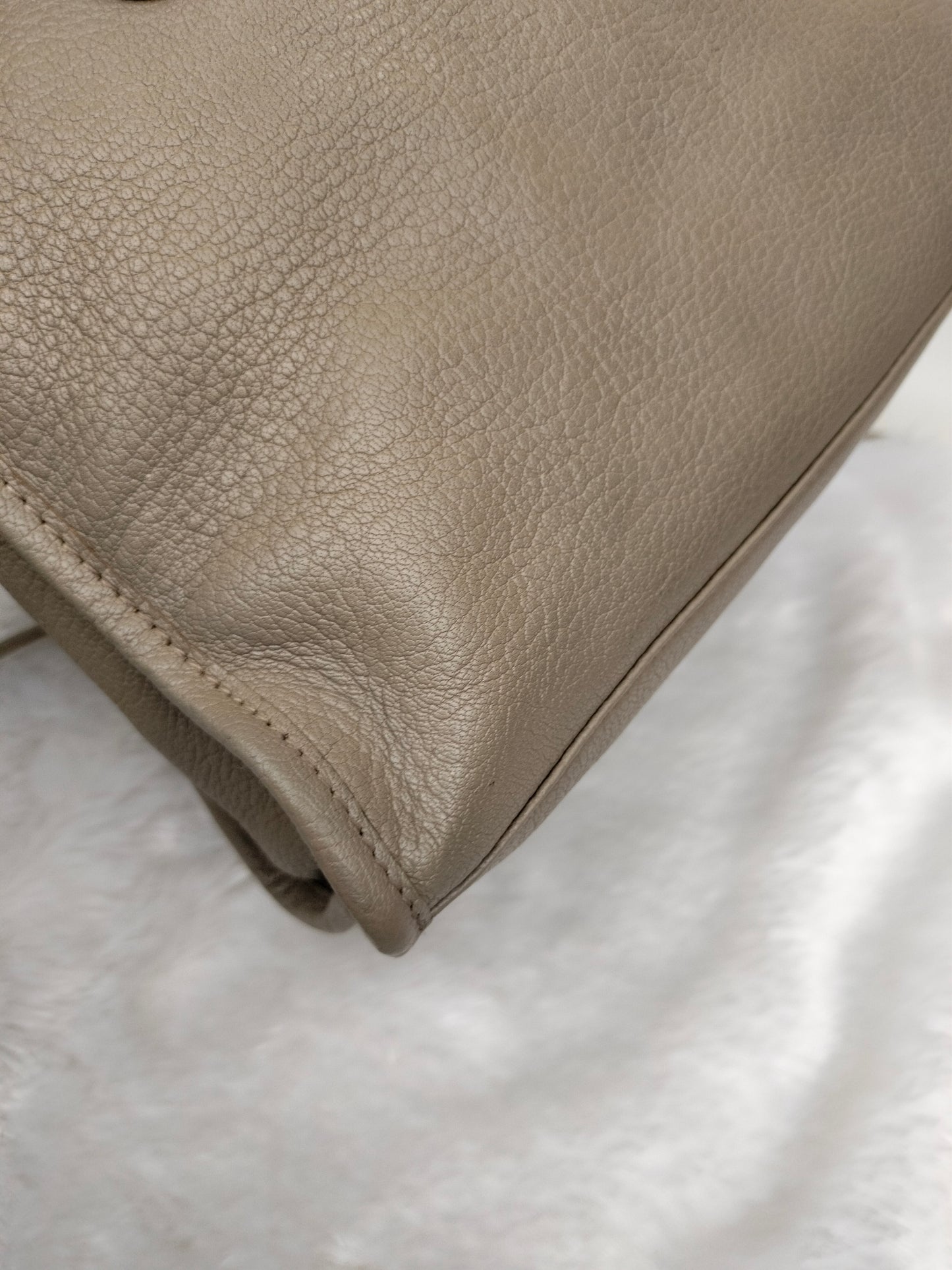 Balenciaga Small City Edge Taupe SHW 2017