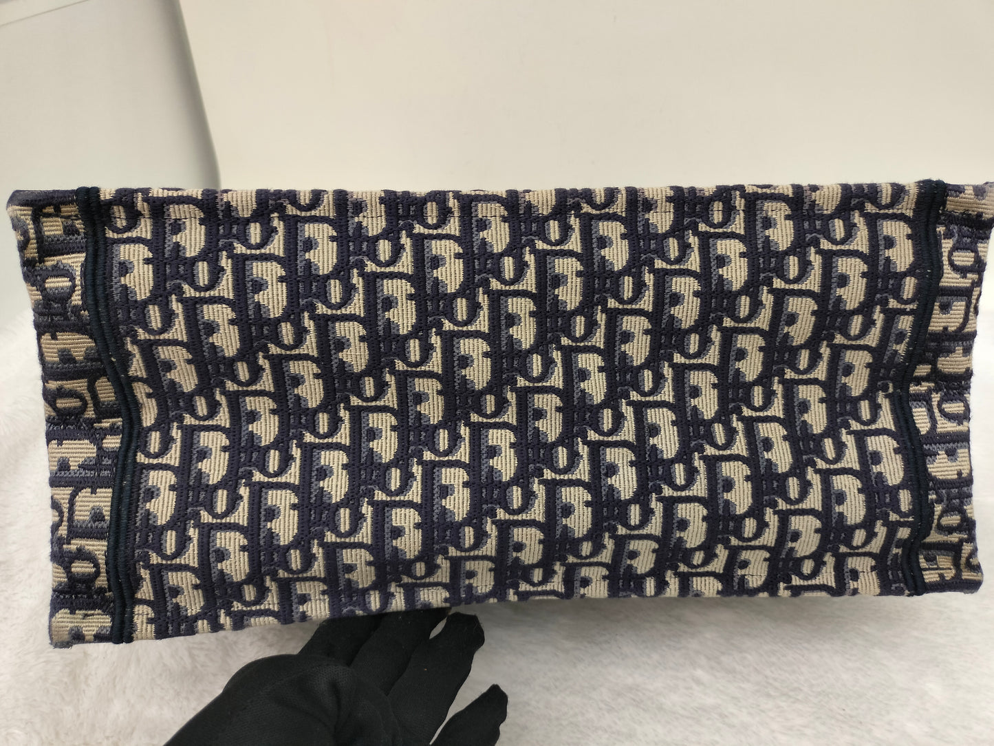 Dior Tote Book Medium Oblique Navy 2019