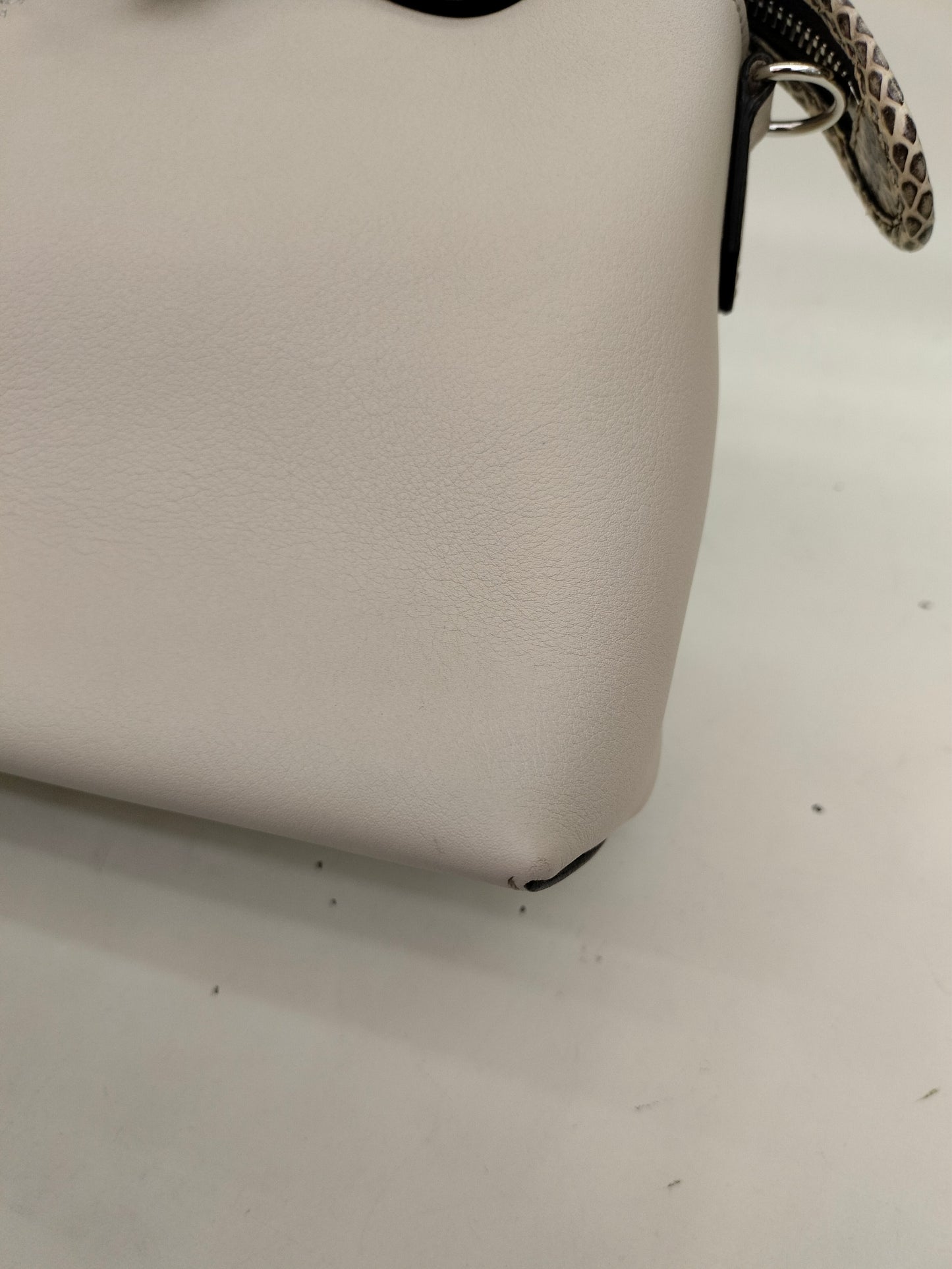 Fendi BTW Medium Off White Handle Python SHW 2017