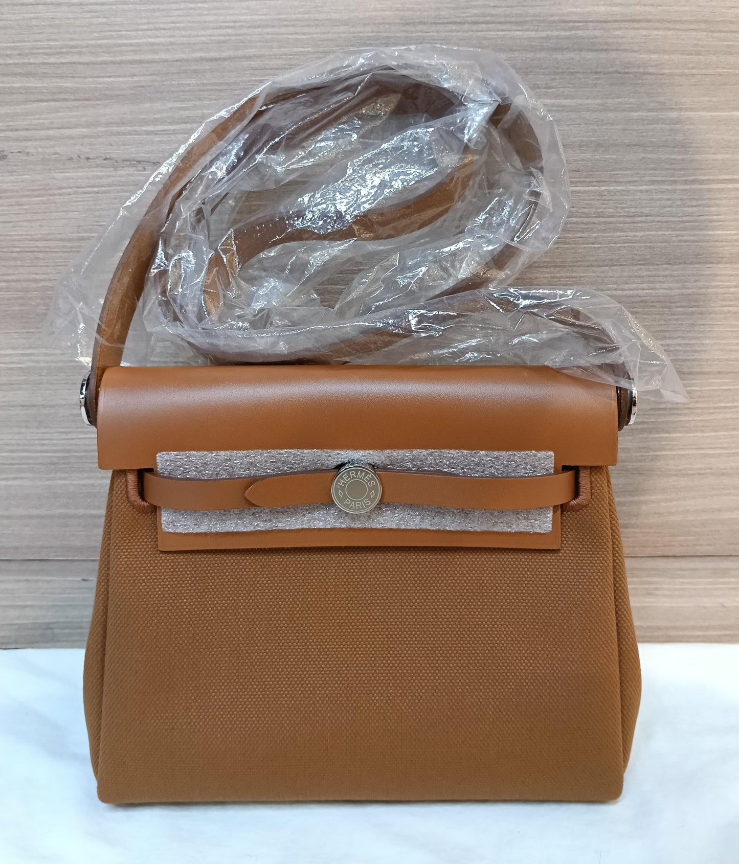 *NEW* Herbag Mini Fauve Toile Militaire PHW #K