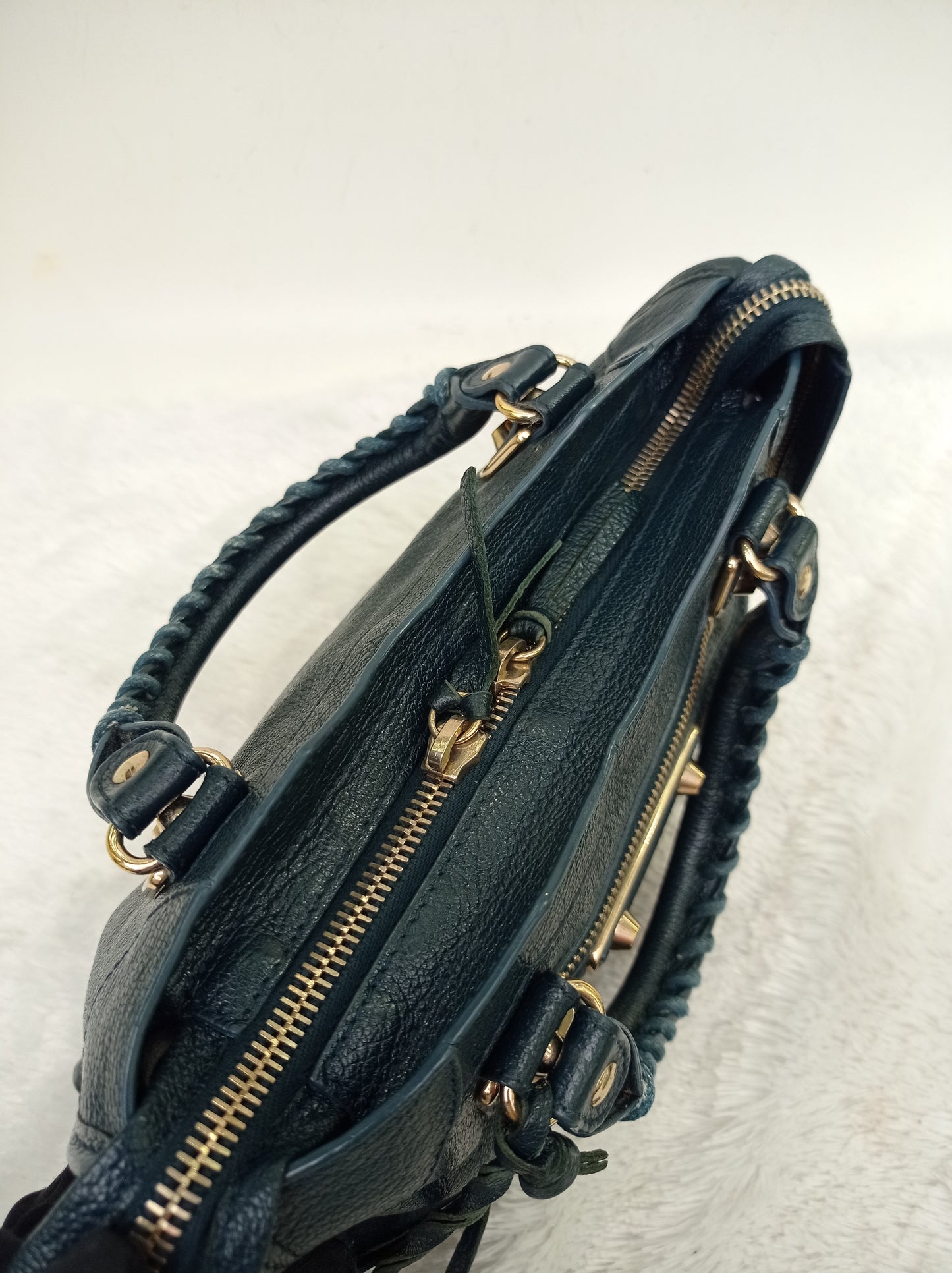 Balenciaga Mini City Edge Emerald GHW