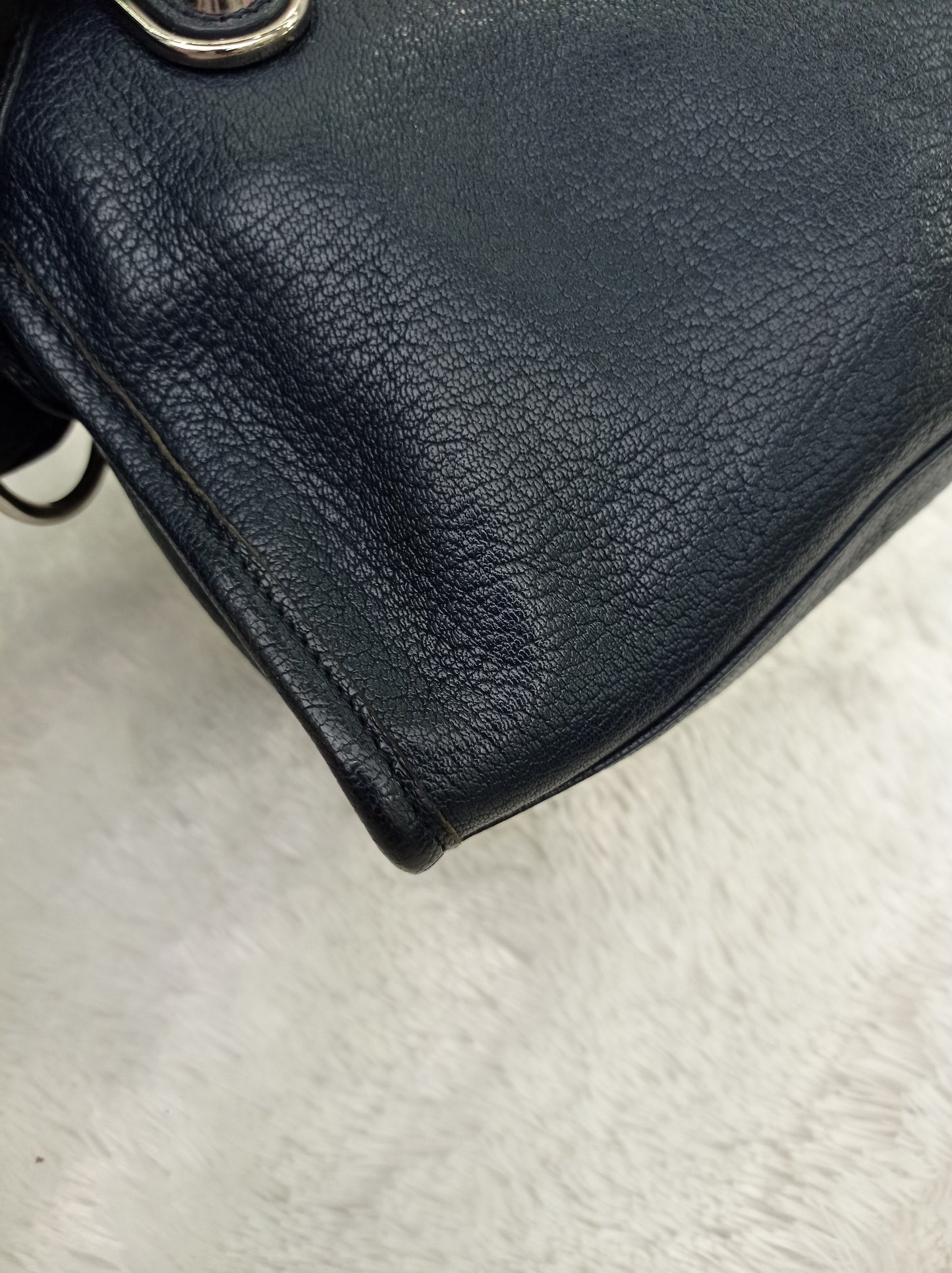 Balenciaga Mini City Edge Navy SHW