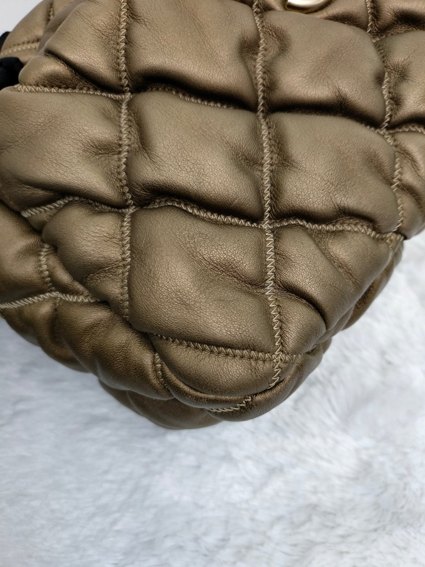 Chanel Camera Bubble Lamb Bronze GHW #13