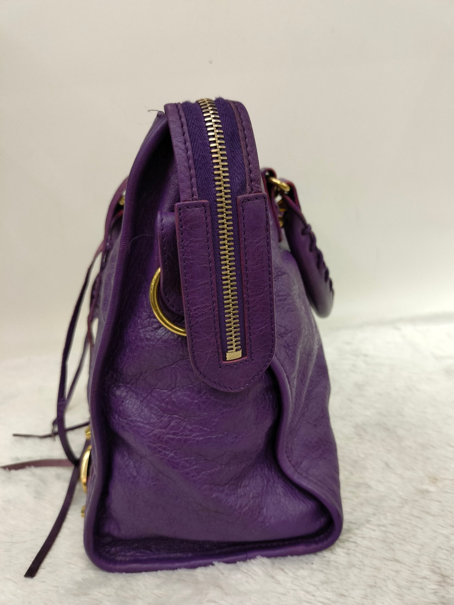 Balenciaga City Reguler Purple GHW 2012