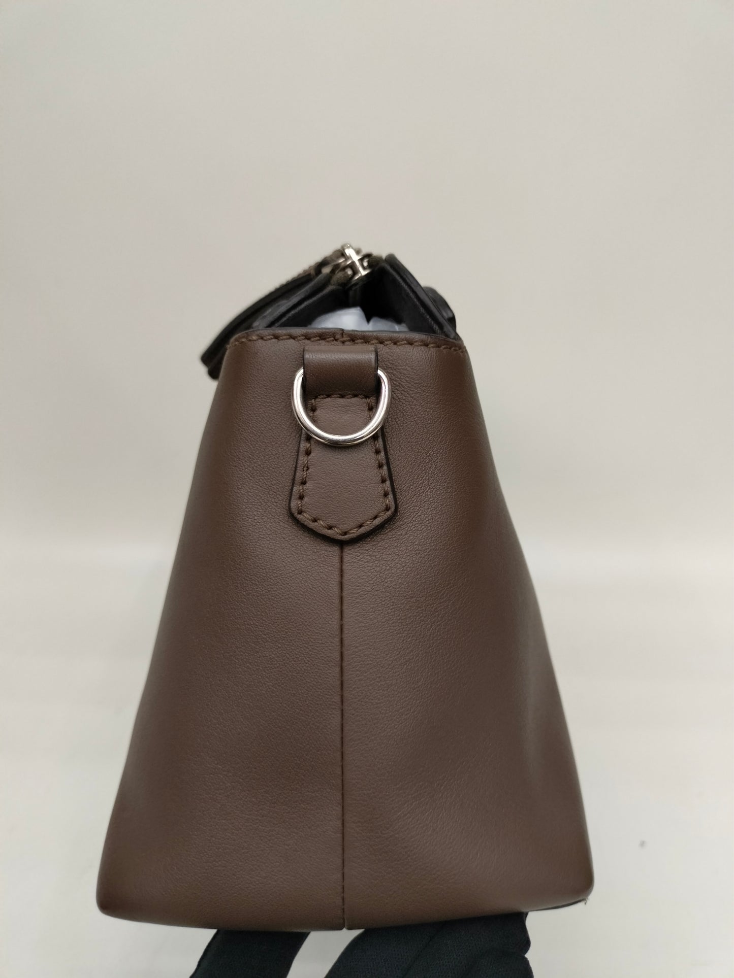 Fendi BTW Medium Maya Brown Handle FF SHW