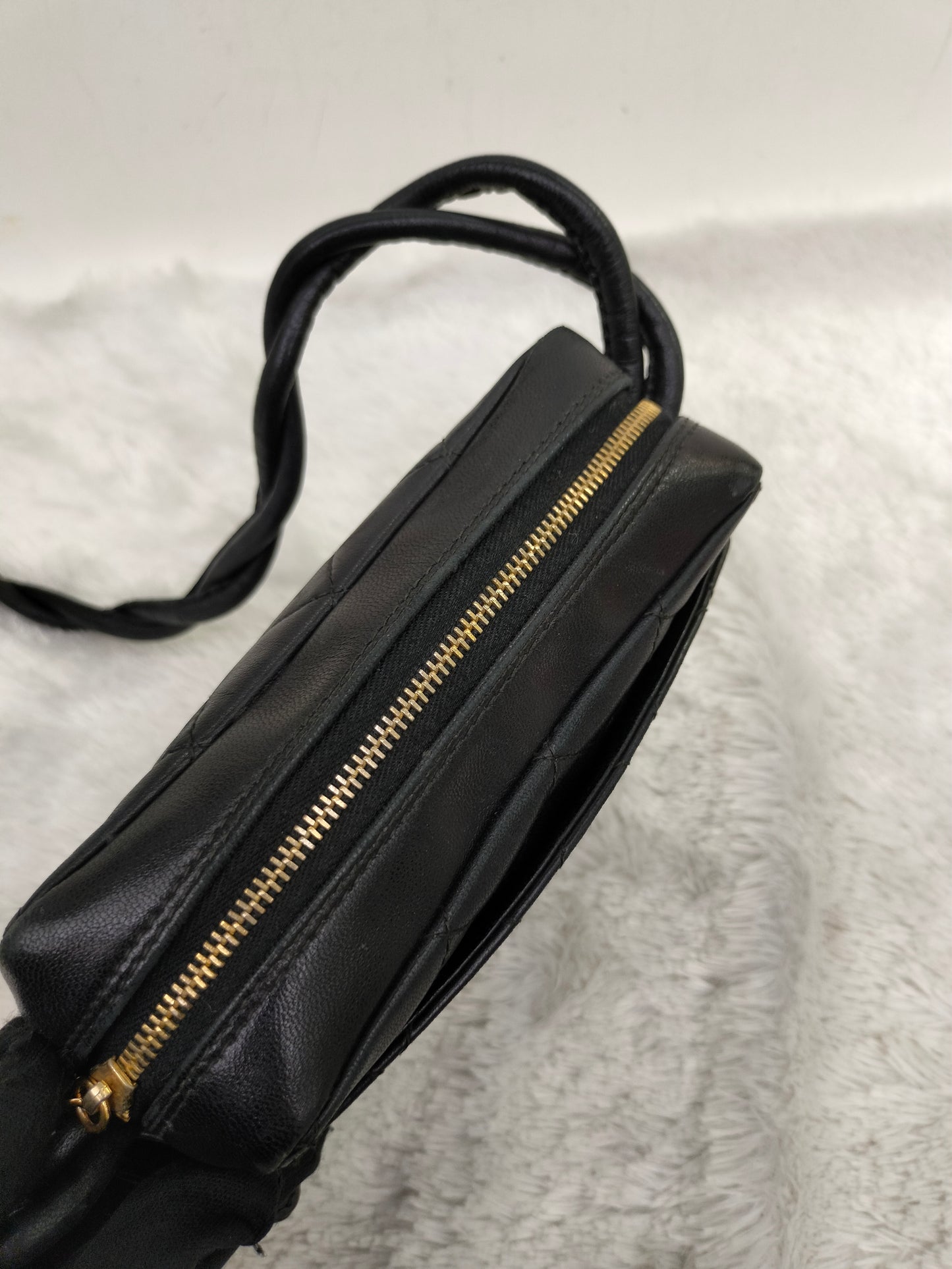 Chanel Camera Mini Twisted Lamb Black GHW #4