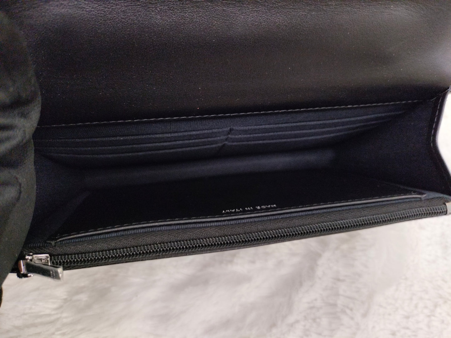 Chanel WOC Top Handle Lamb Black SHW (CHIP)