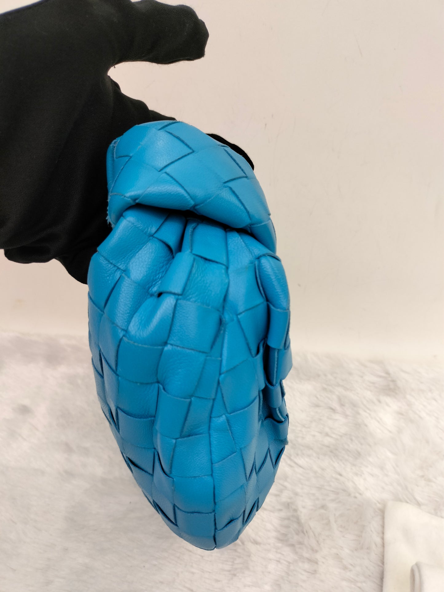 Bottega Veneta Mini Jodie Blue GHW