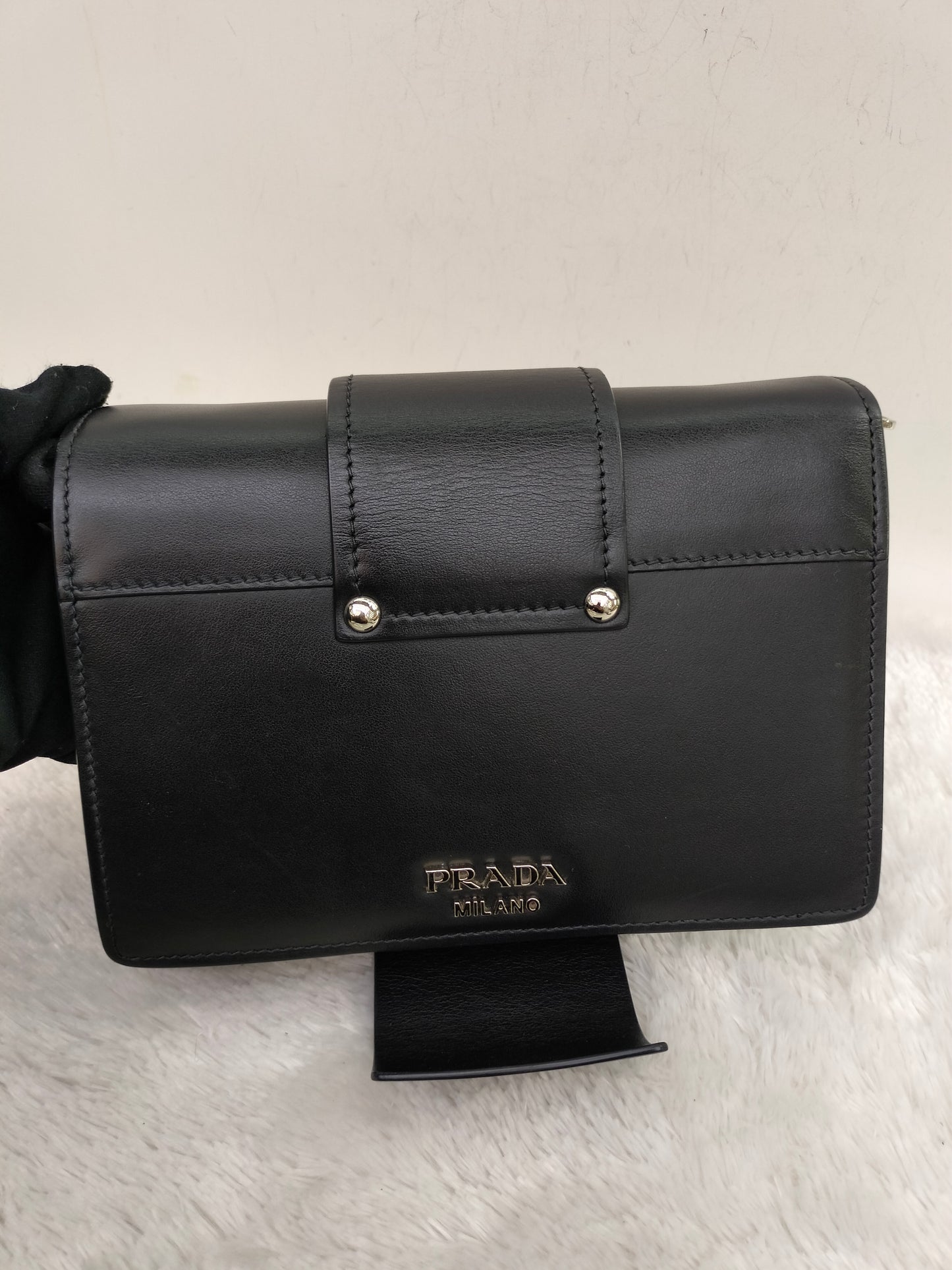 Prada City Calf Nero SHW 2017