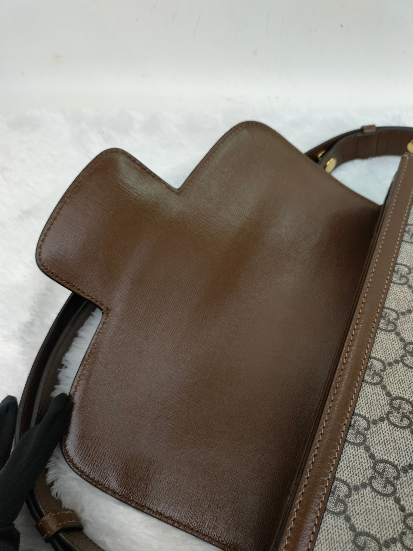 Gucci Horsebit 1955 Shoulder Medium Brown GHW