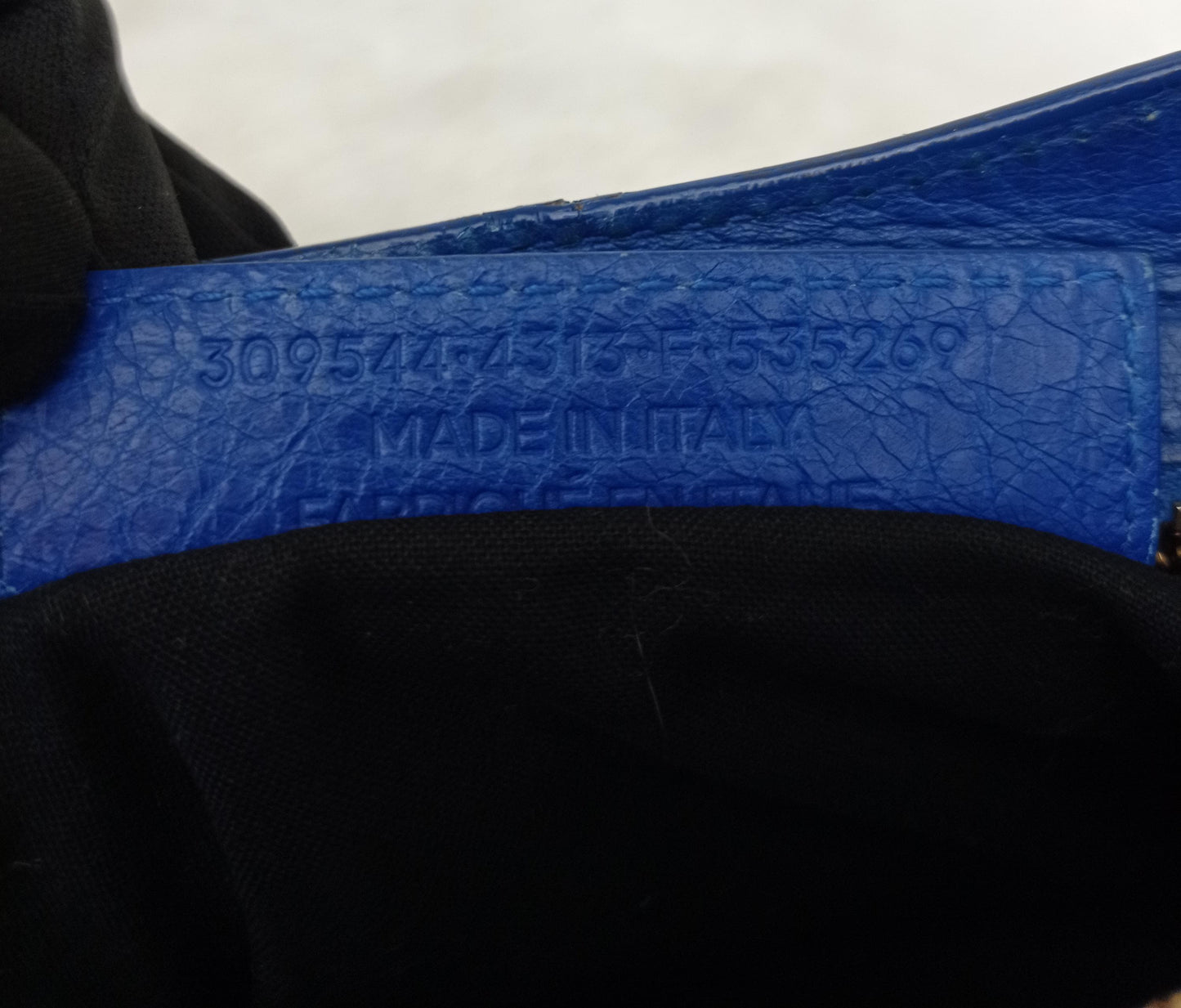 Balenciaga Mini City Blue GHW 2015