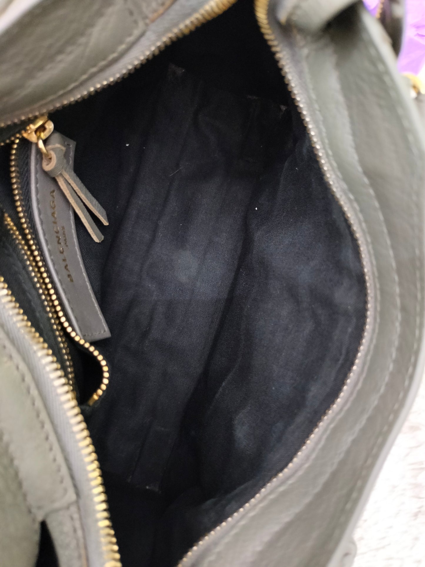 Balenciaga Mini City Edge Grey GHW