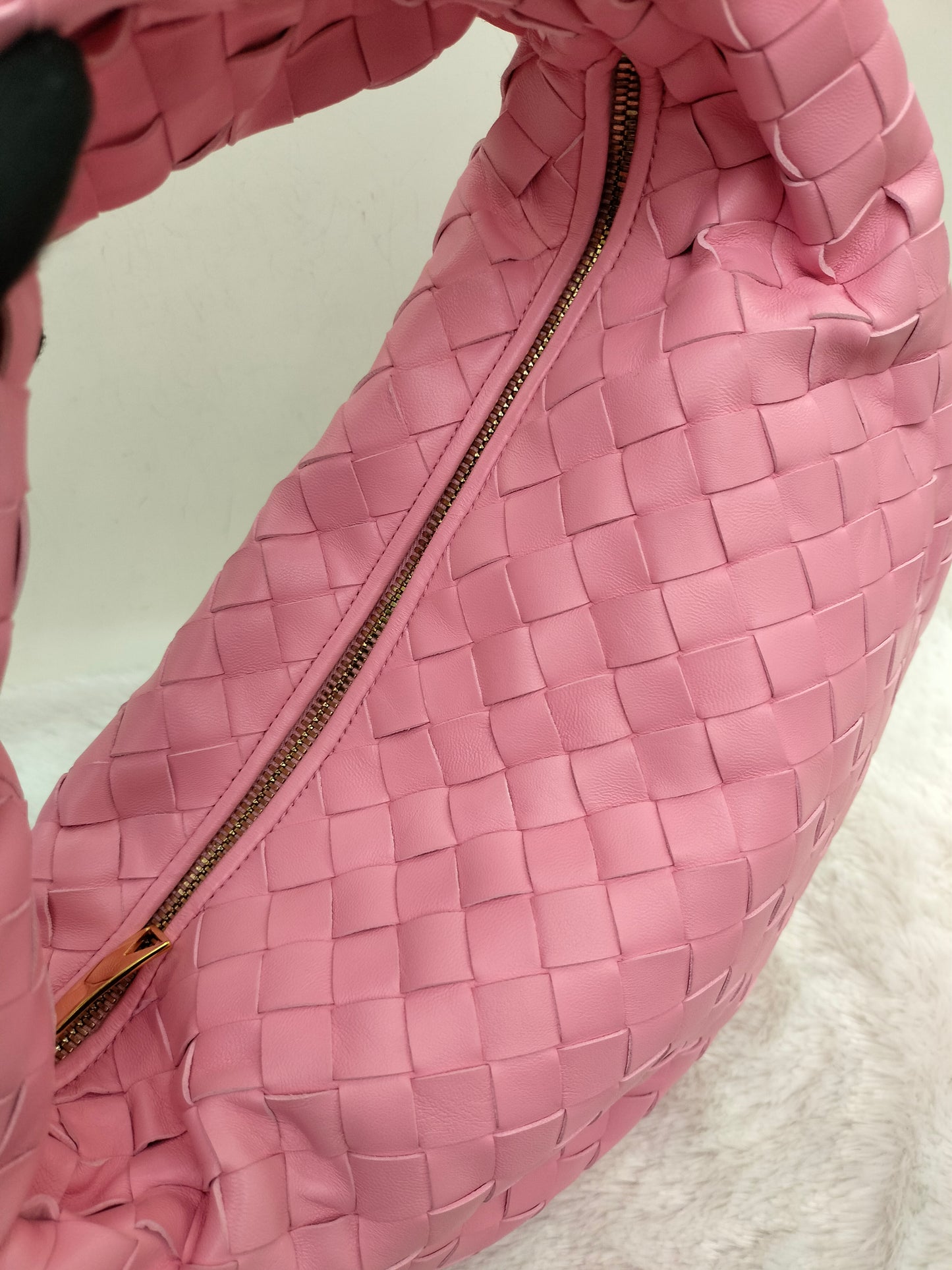 Bottega Veneta Teen Jodie Pink GHW
