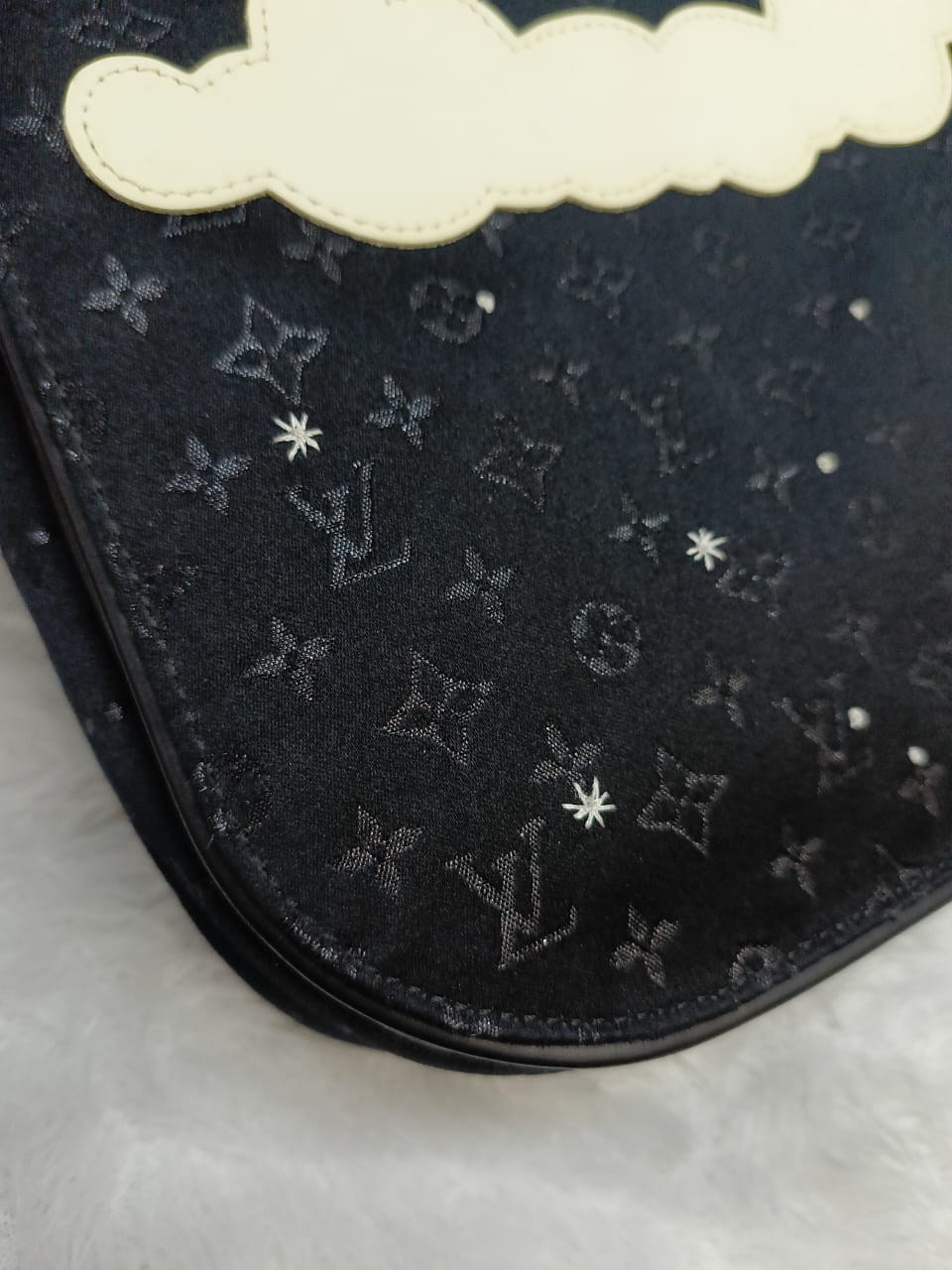 LV Conte de Fees Musette Black Silk Monogram 2002
