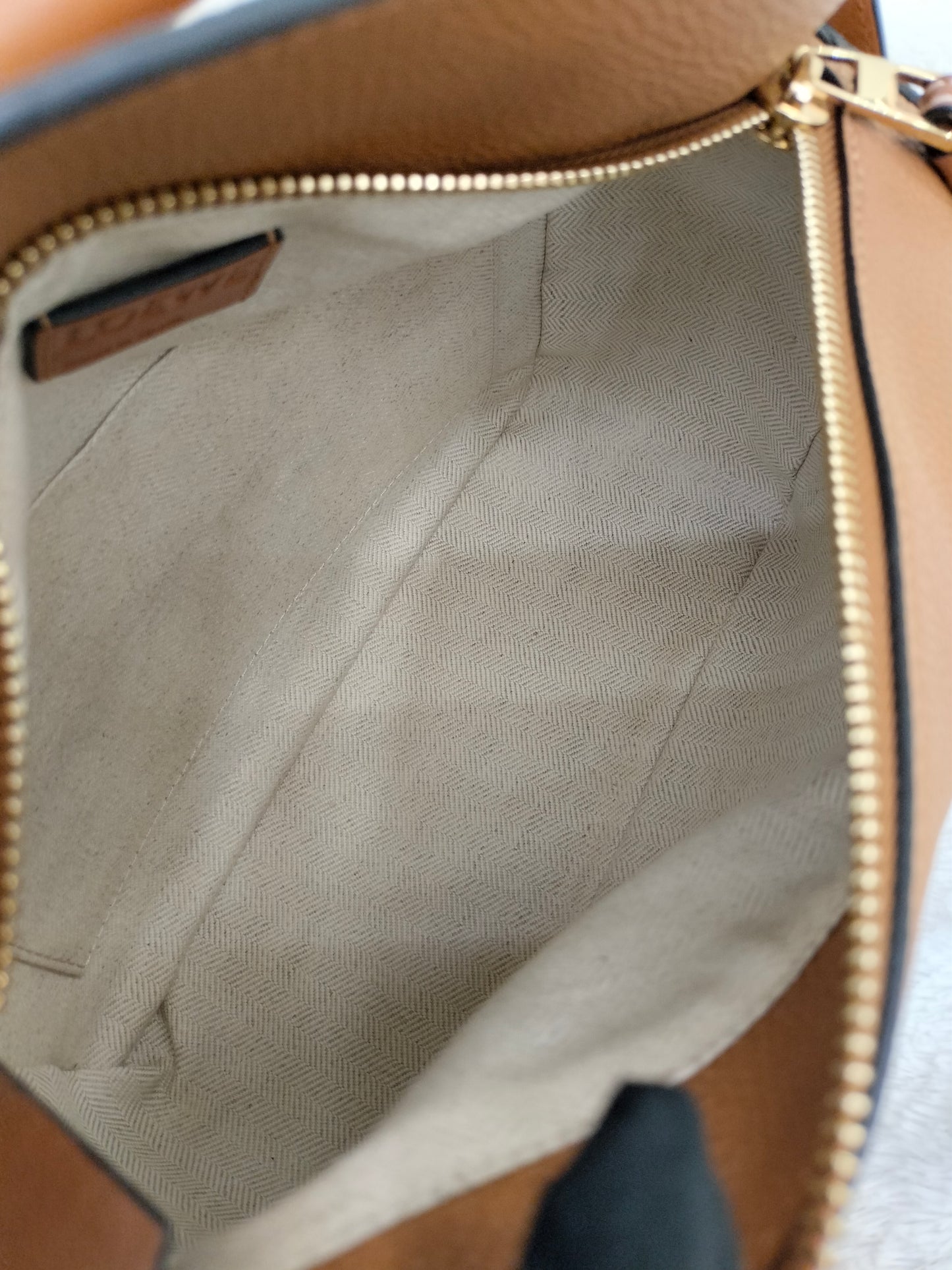Loewe Puzzle Small Grained Tan GHW 2019