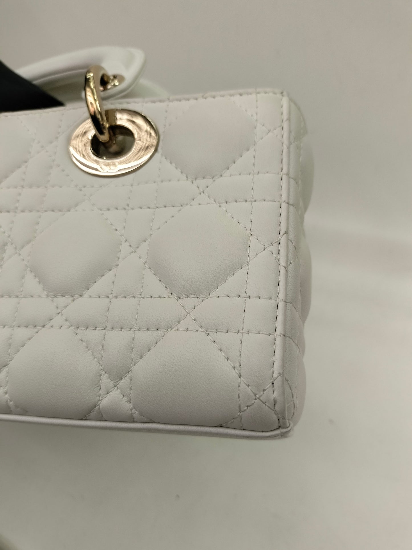 Dior D'Joy Small Lamb White GHW 2022