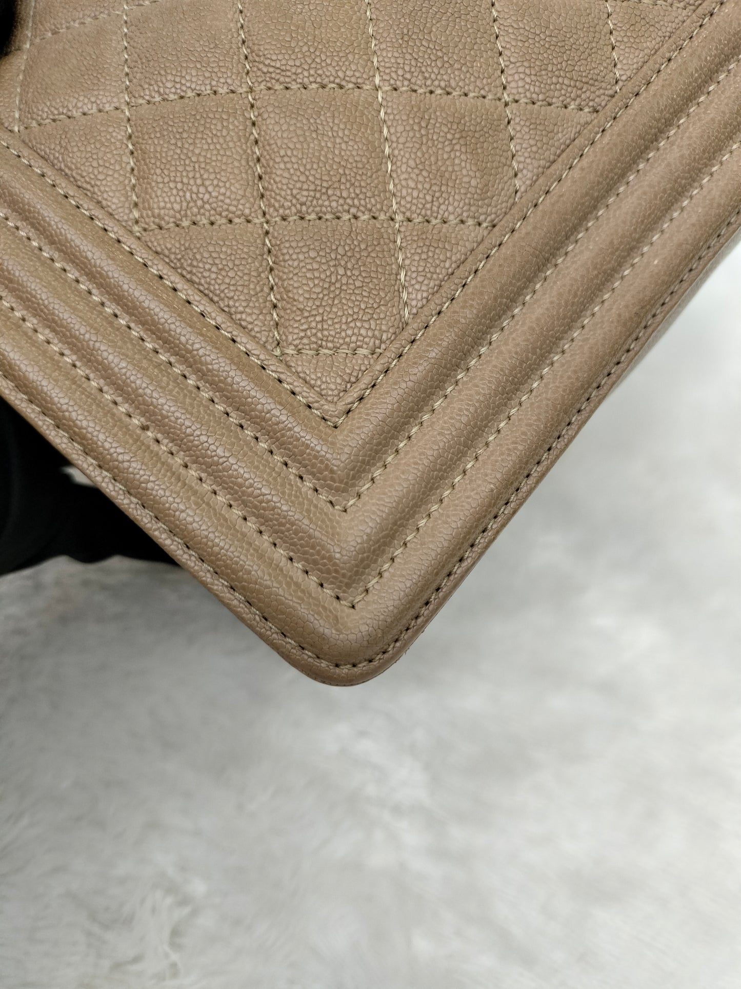Chanel Boy 25 Caviar Caramel GHW #27