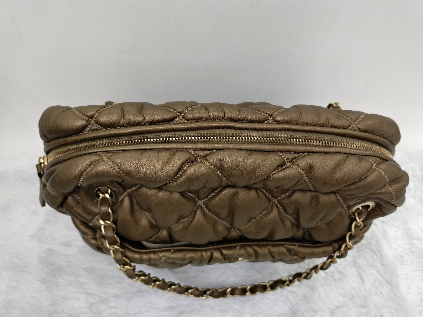 Chanel Camera Bubble Lamb Bronze GHW #13