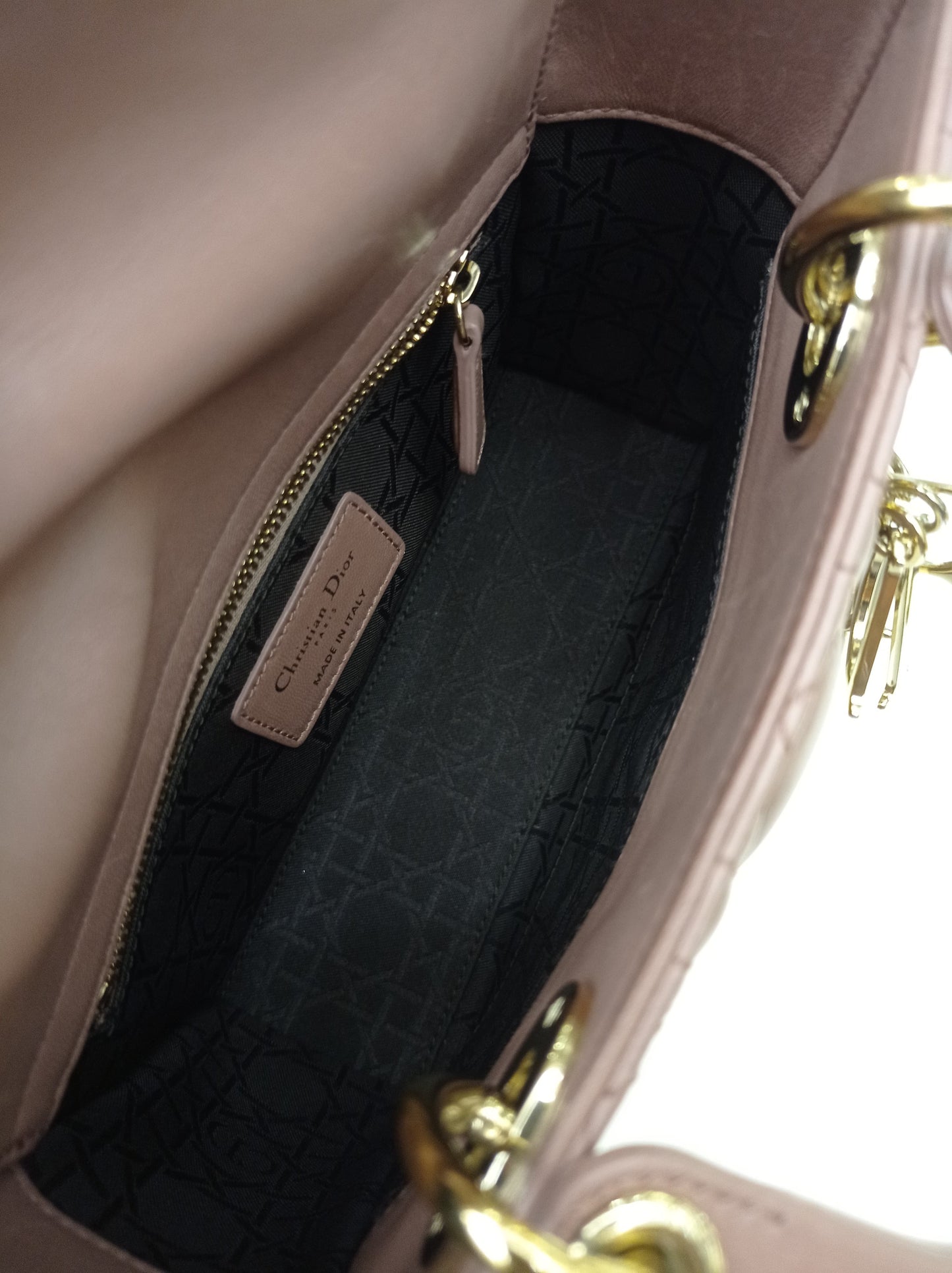 Lady Dior Small Lamb Fard GHW 2018