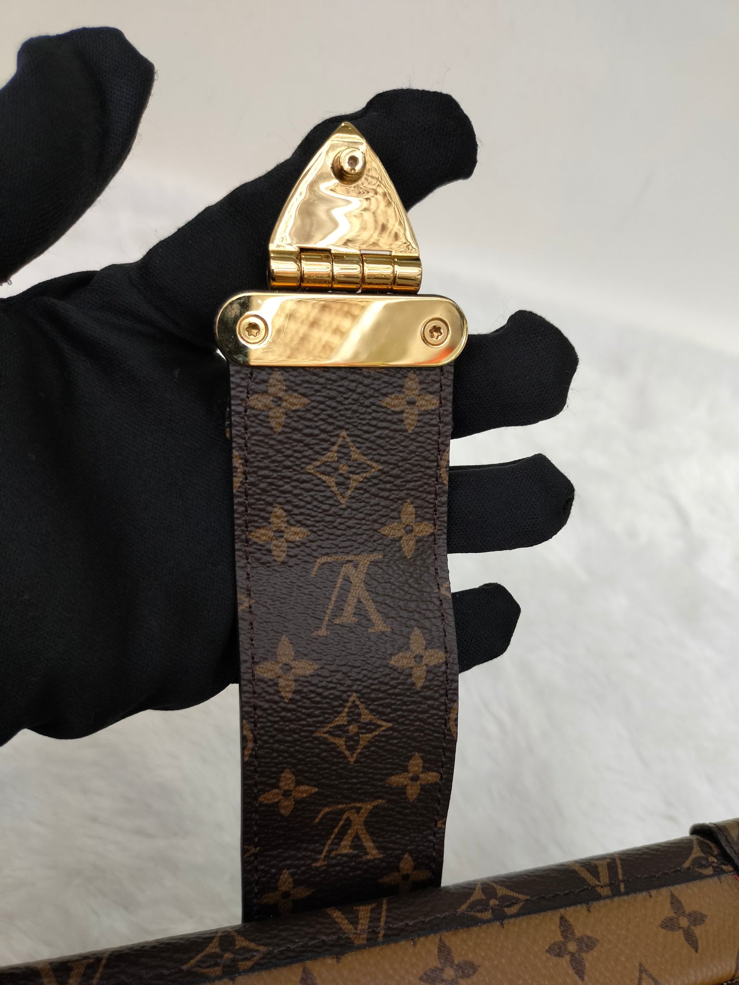 LV Petite Malle Trunk Monogram Reverse 2017