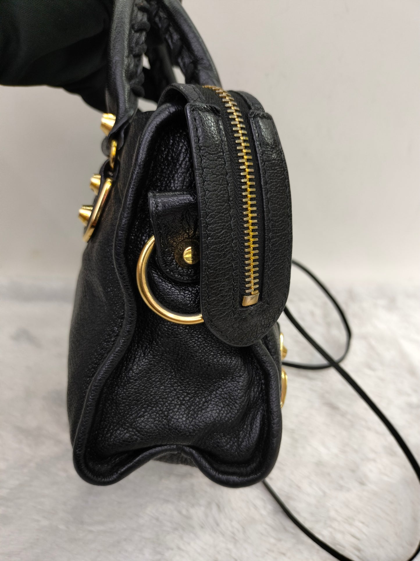 Balenciaga Mini City Edge Black GHW
