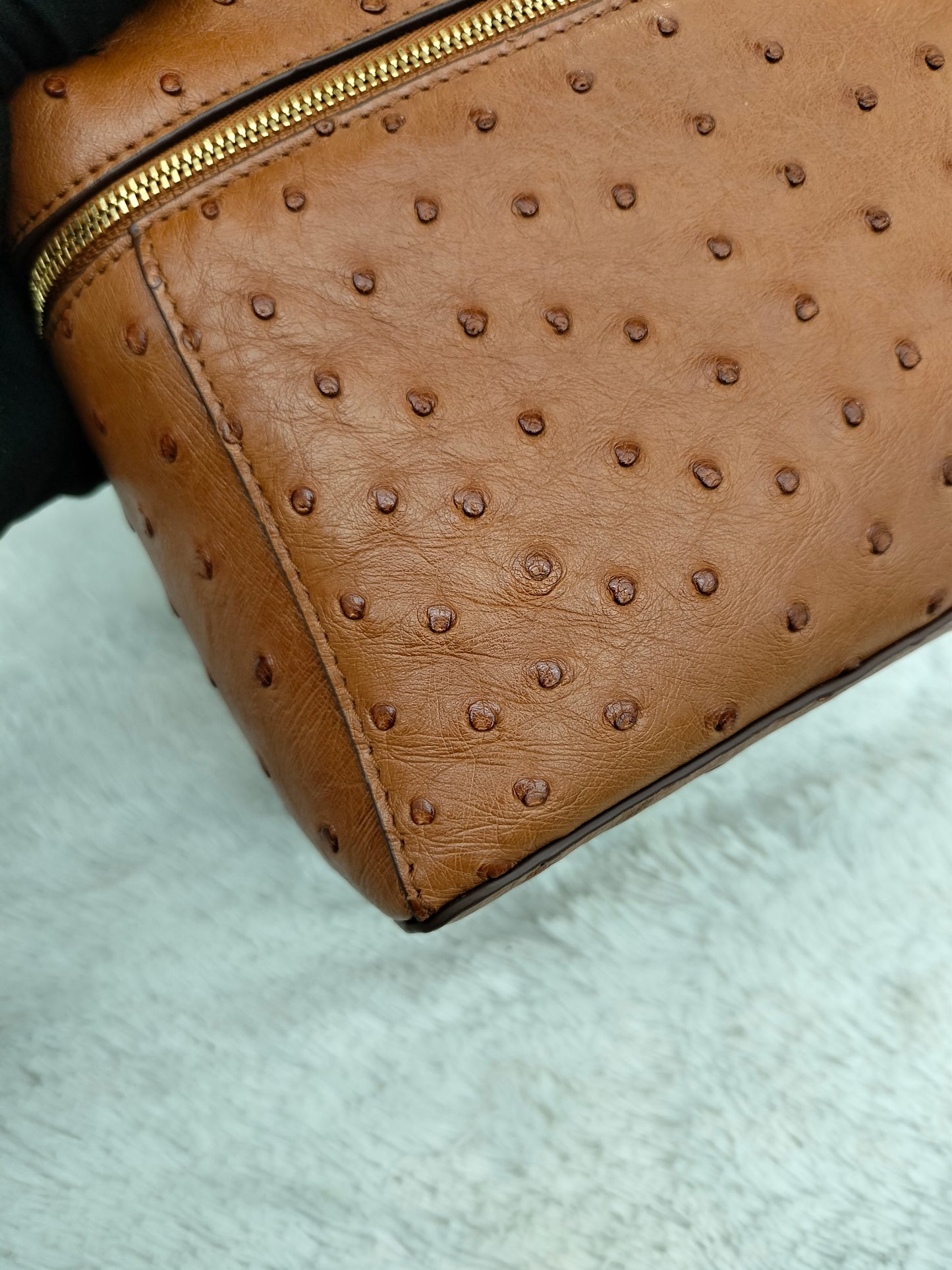 Loro Piana 27 Extra Bag Ostrich Cognac GHW 2024
