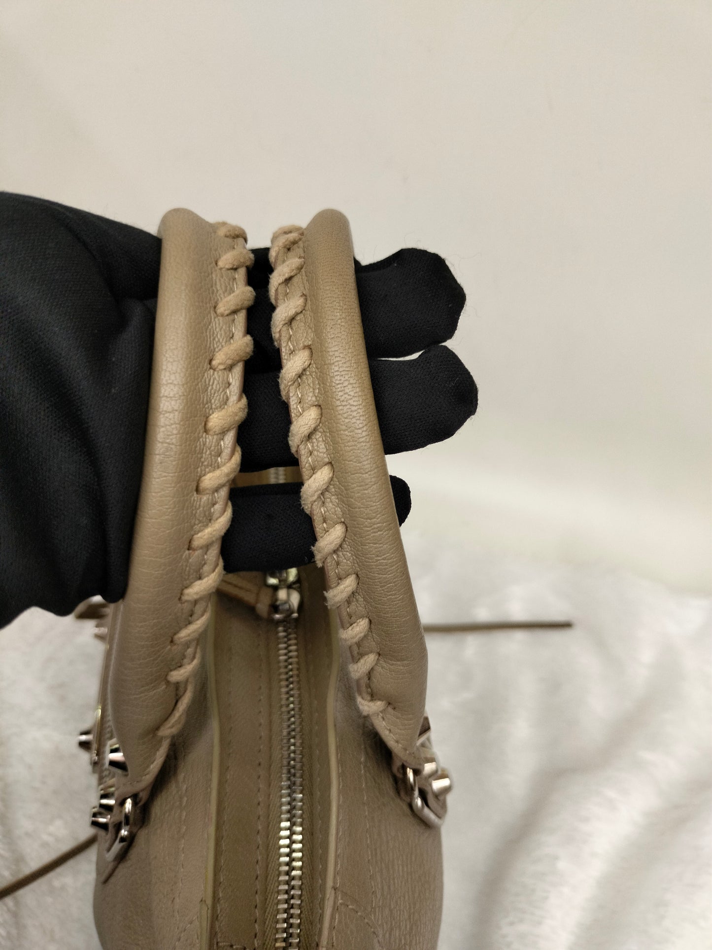 Balenciaga Small City Edge Taupe SHW 2017