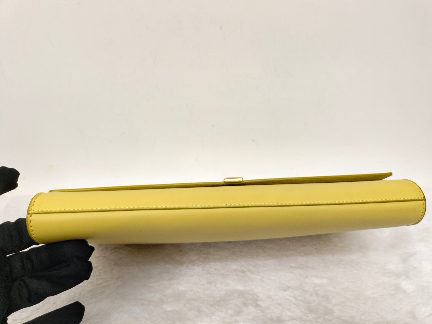 YsL Chyc Ligne Clutch Yellow GHW 2013