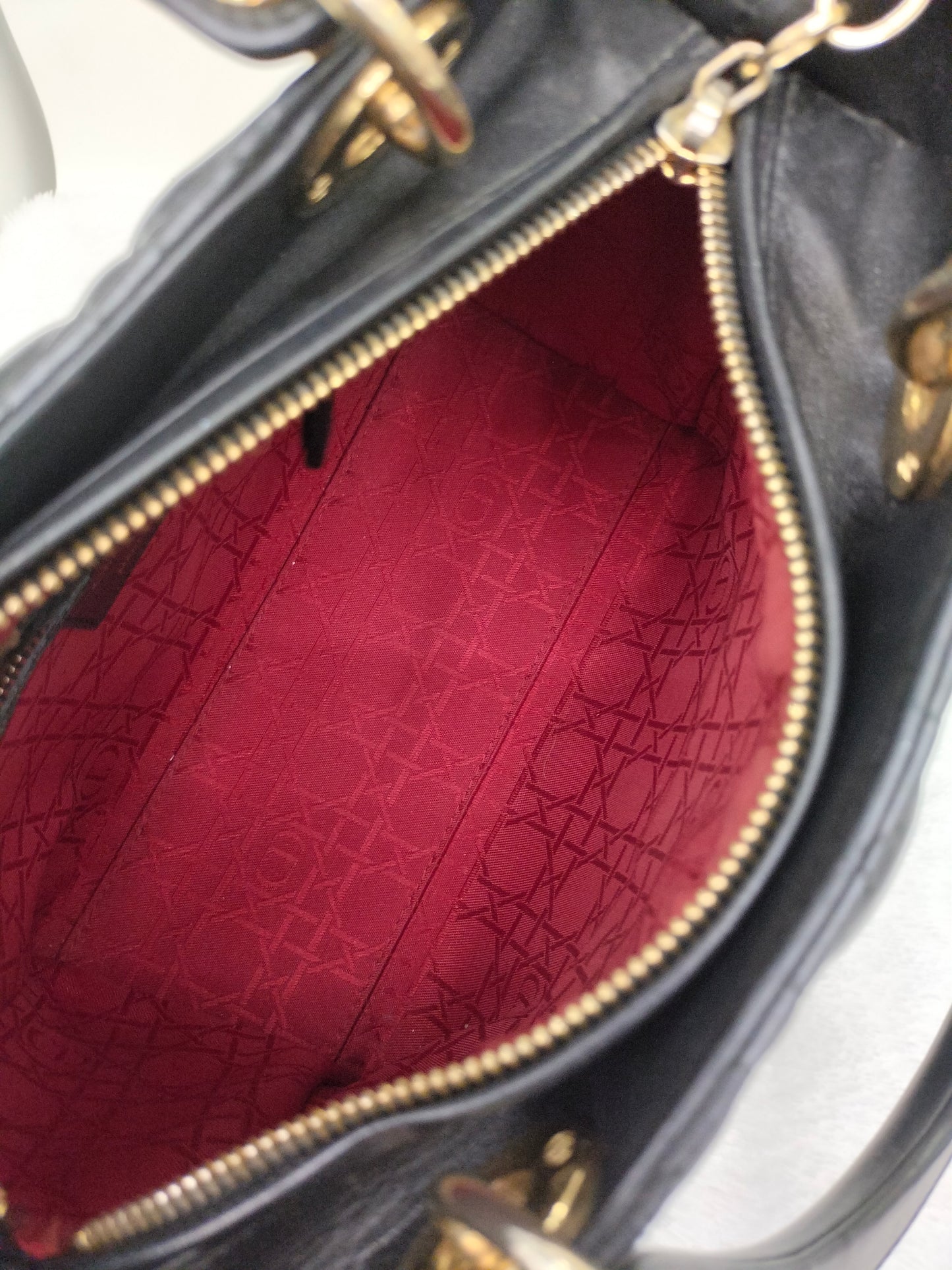 Lady Dior Medium Lamb Black GHW 2013