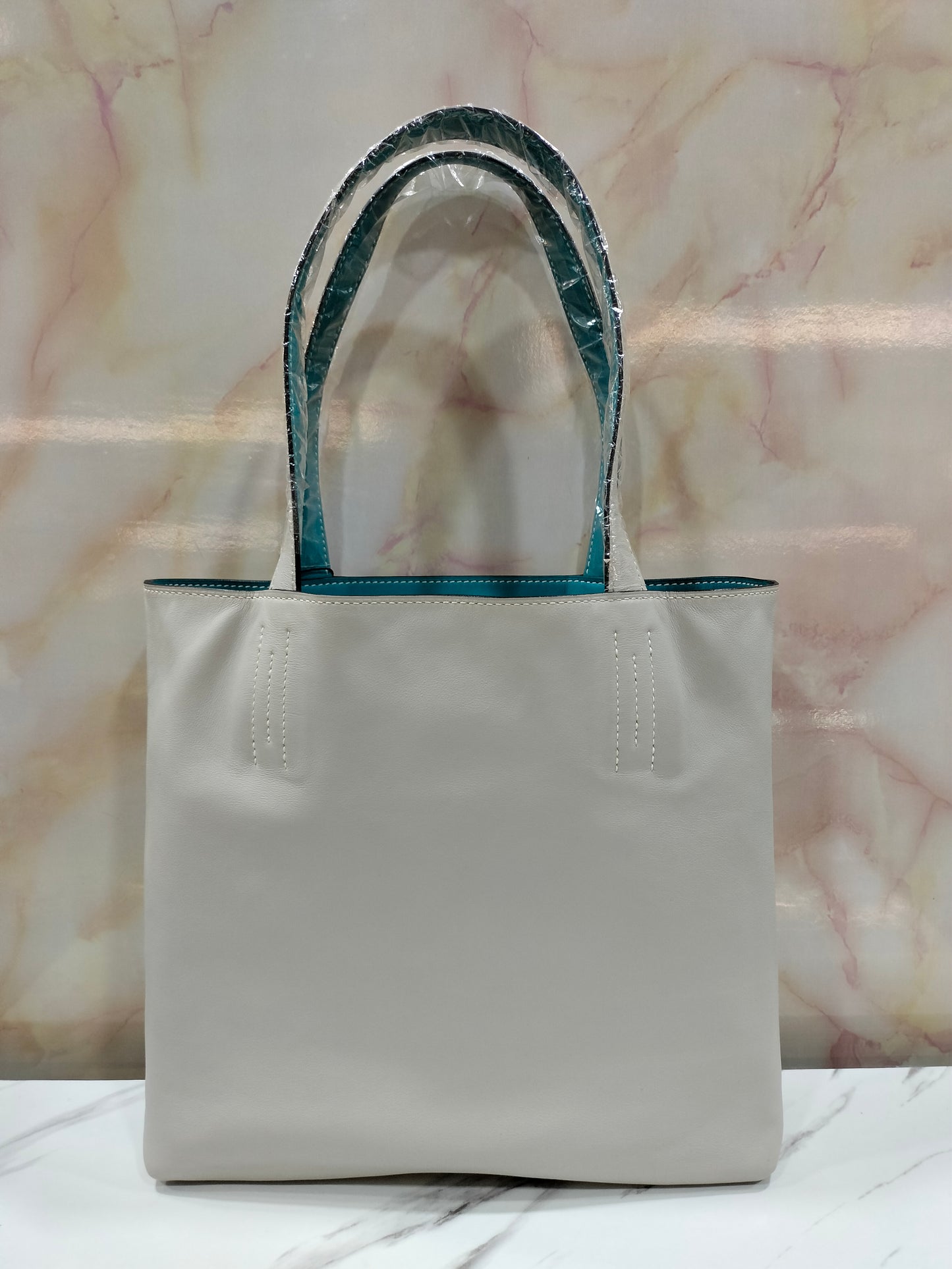 Hermes Double Sens 28 Blue Grey #R square