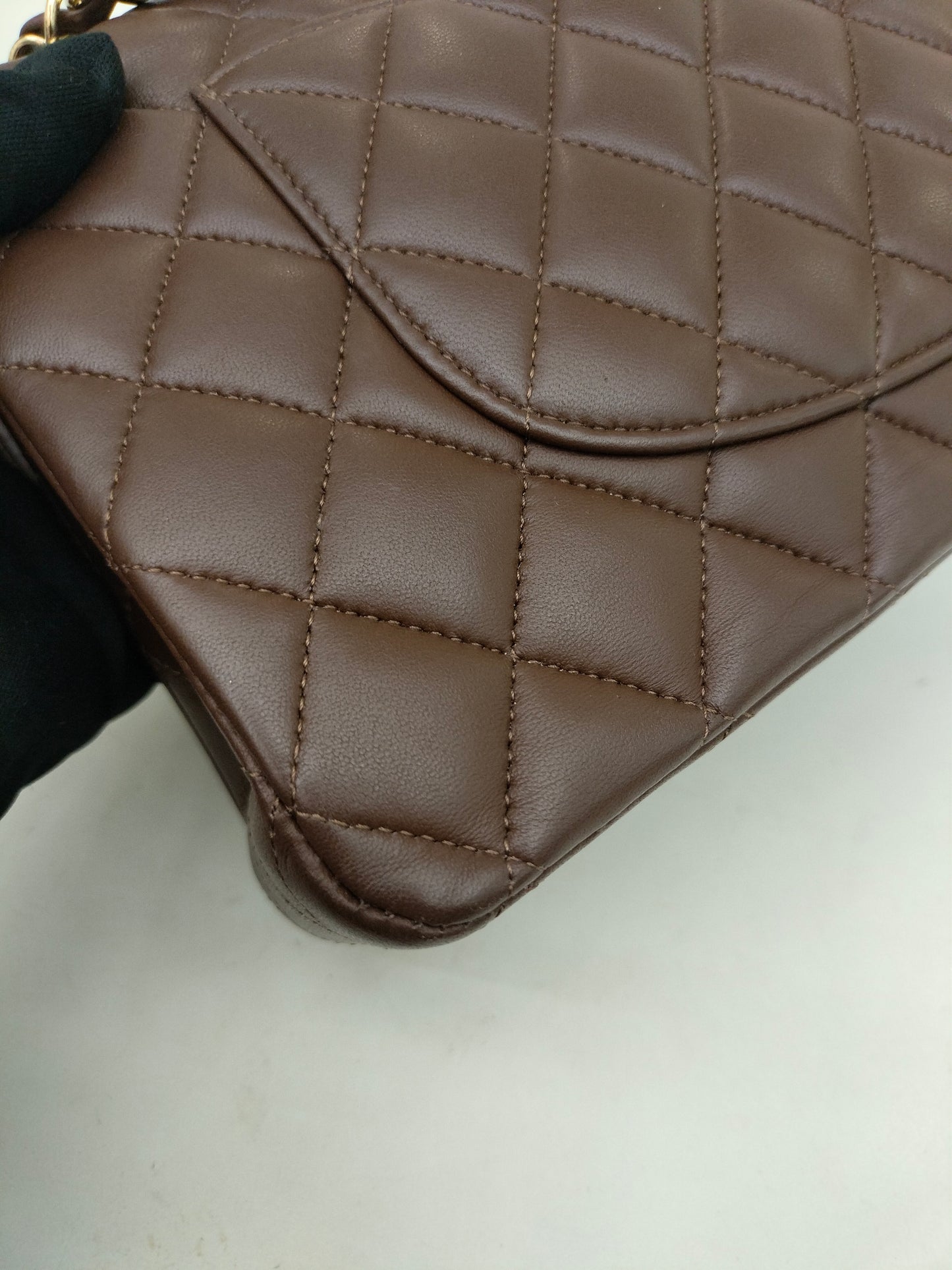 Chanel Medium Lamb Brown GHW DF (CHIP) 2023