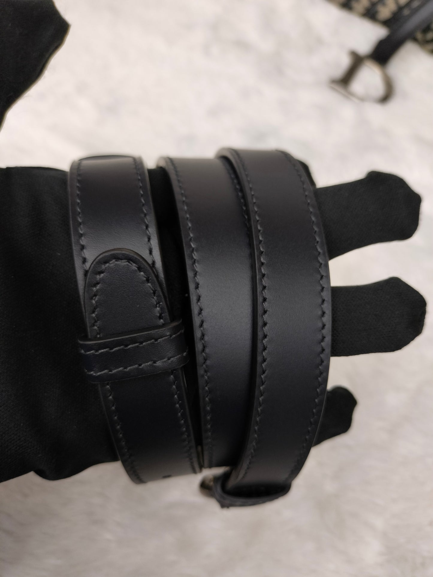 Dior Saddle Medium Jacquard Oblique Black SHW 2024