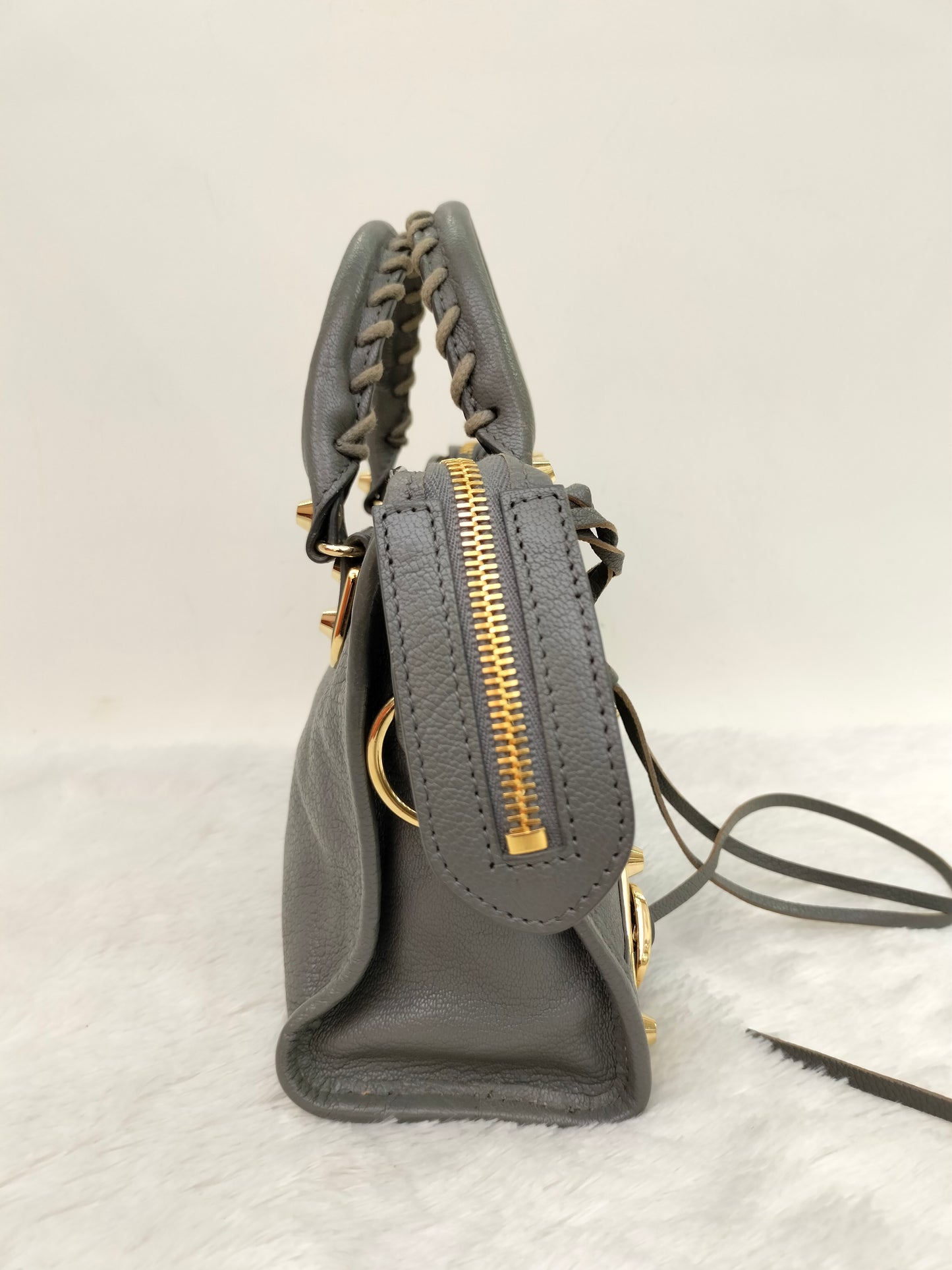 Balenciaga Mini City Edge Gris GHW 2017