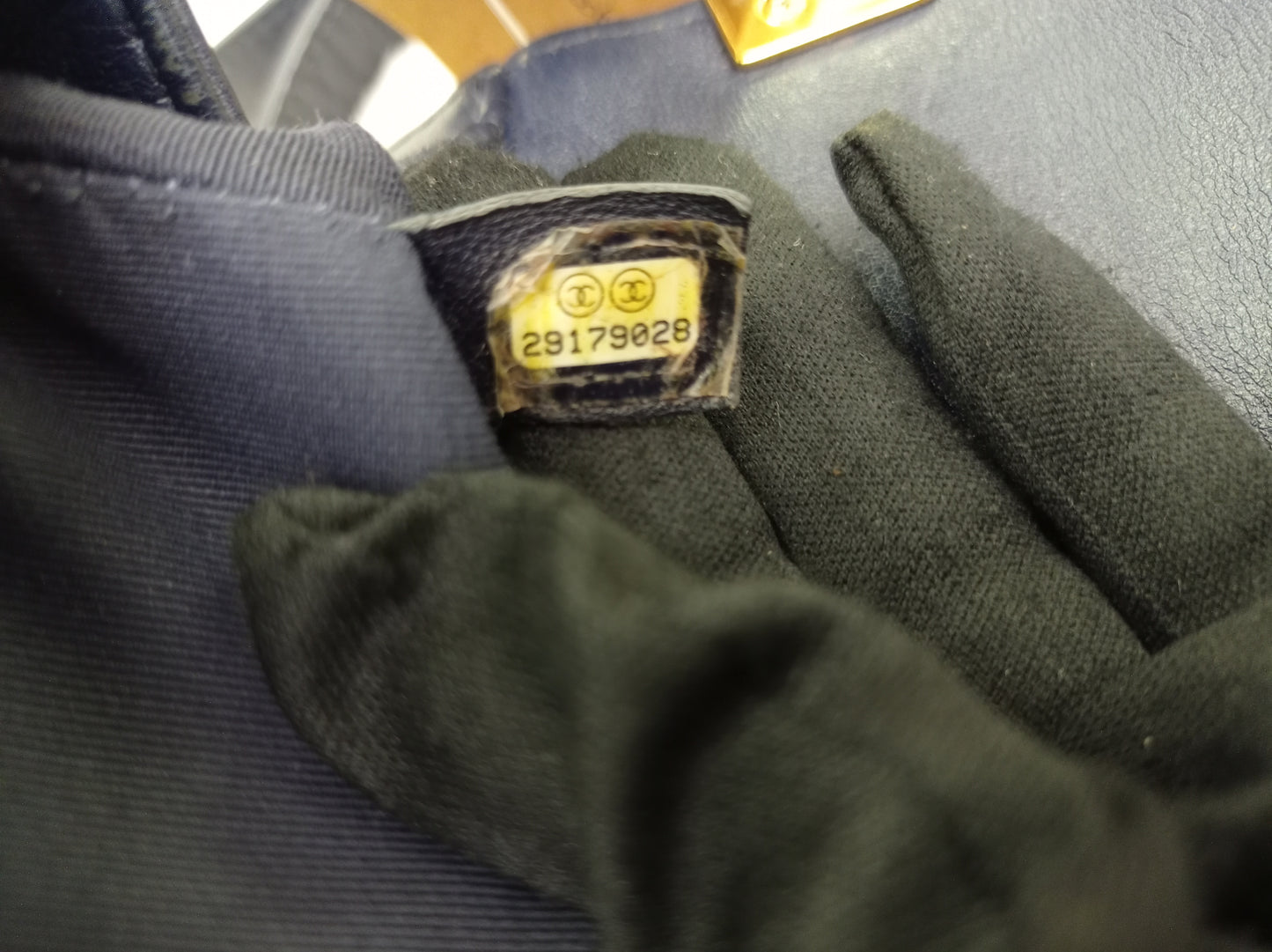 Chanel Boy 25 Round Chain Calfskin Navy Blue GHW #29