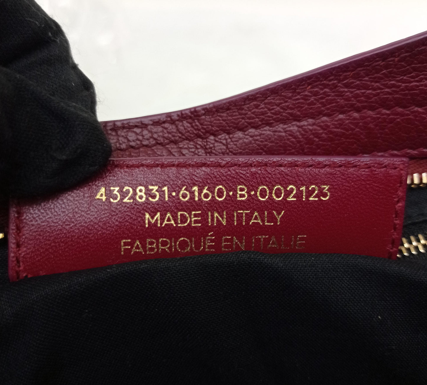 Balenciaga Small City Edge Burgundy GHW 2017