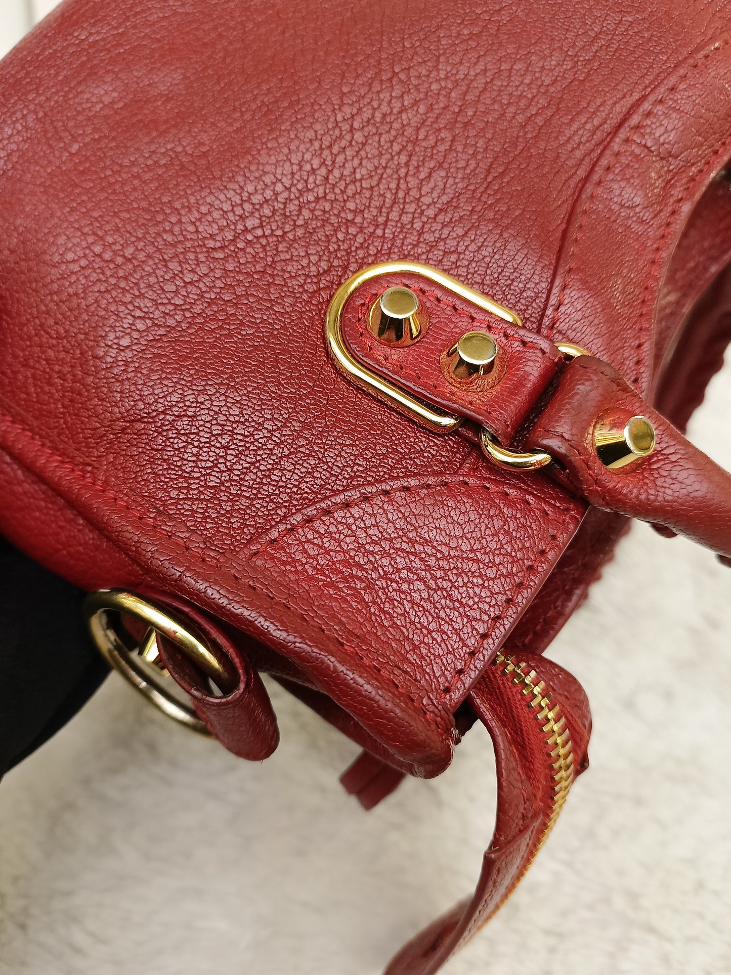 Balenciaga Mini City Edge Red GHW 2021