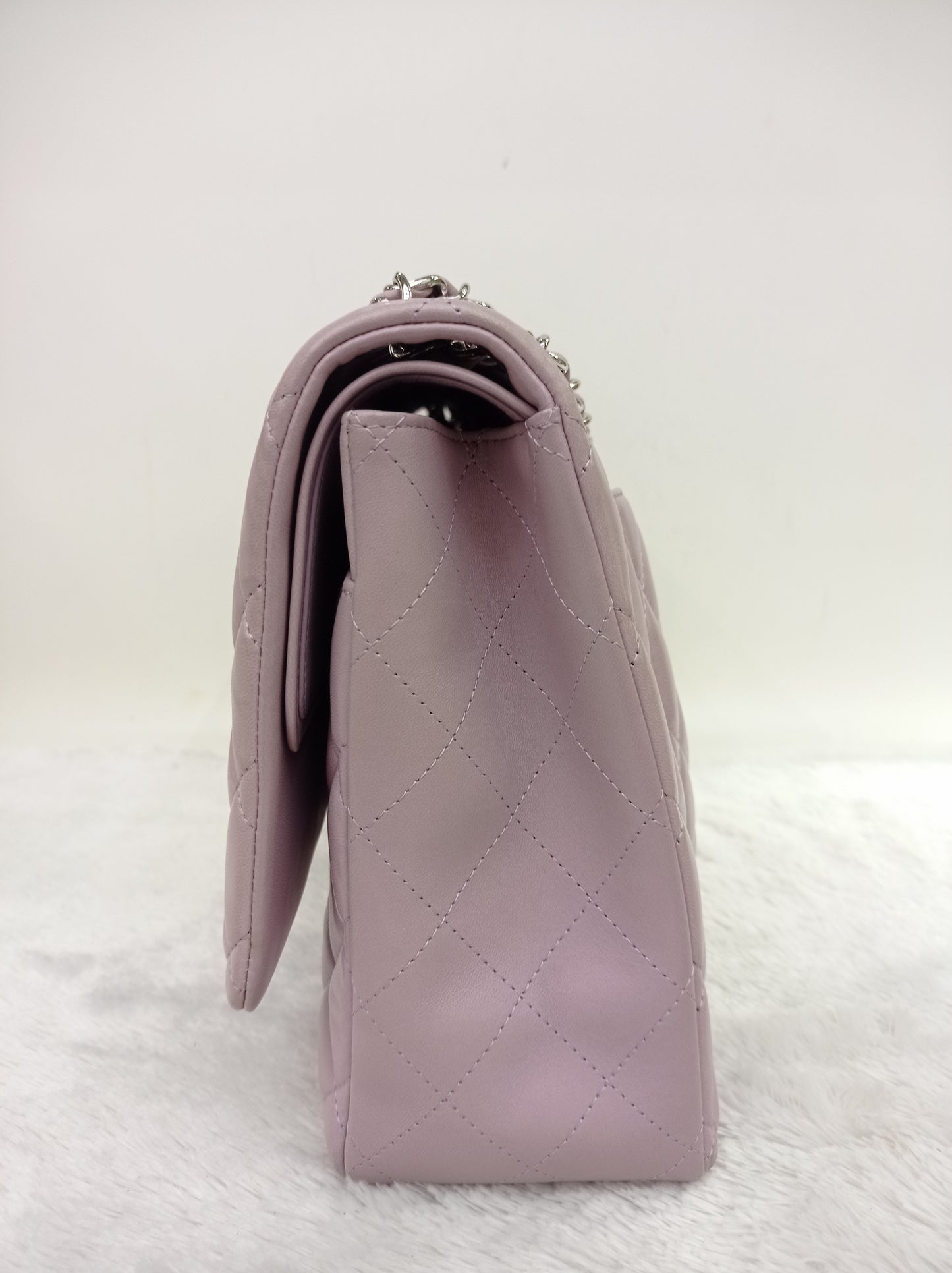 Chanel Maxi Lamb Lilac SHW DF #16