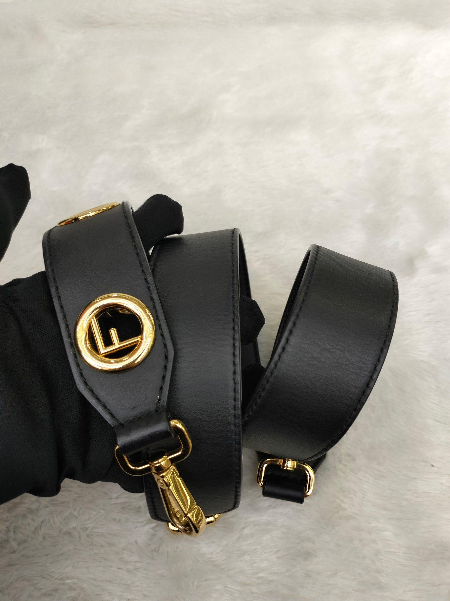 Fendi Camera Bag FF Black Maya GHW