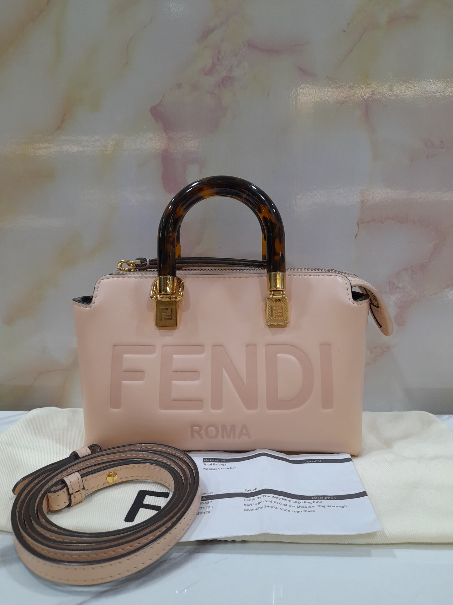 Fendi BTW Mini Logo Pink 2022