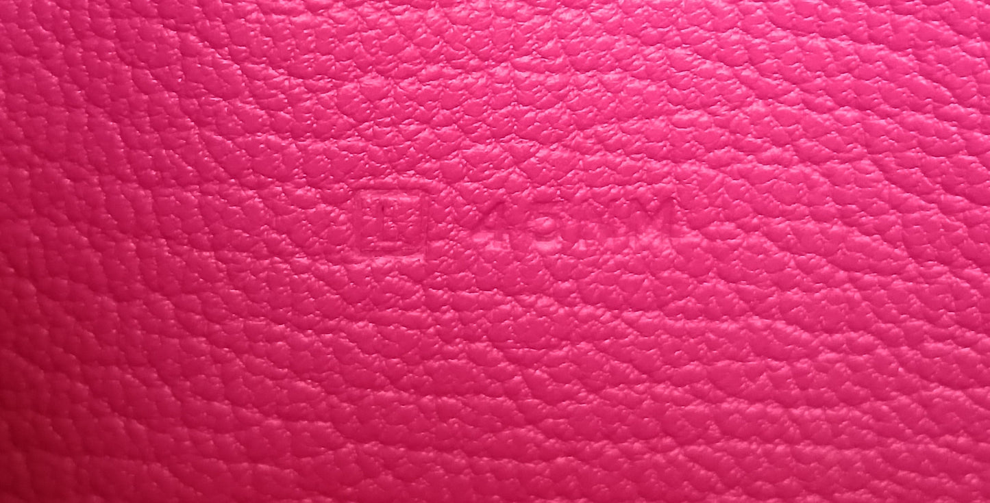 Hermes Azap Long Wallet Chevre Rose Shocking Pink PHW #L square