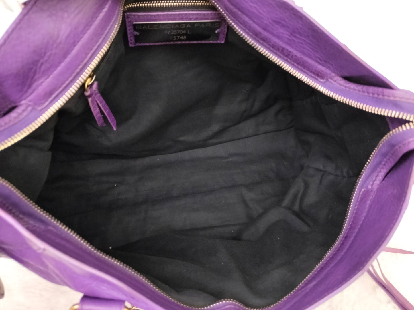 Balenciaga City Reguler Purple GHW 2012