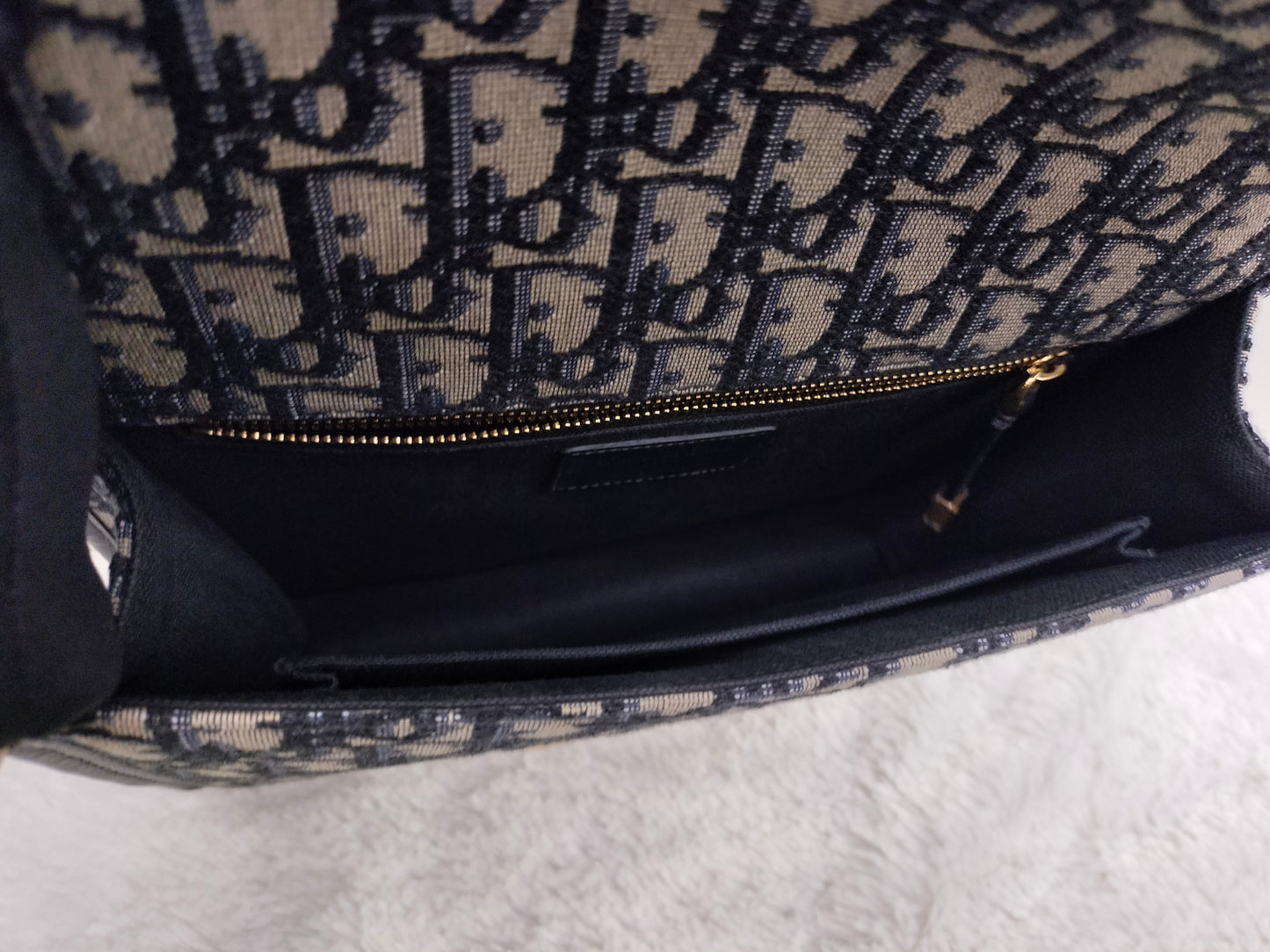 Dior Montaigne 30 Medium Oblique Navy GHW 2022
