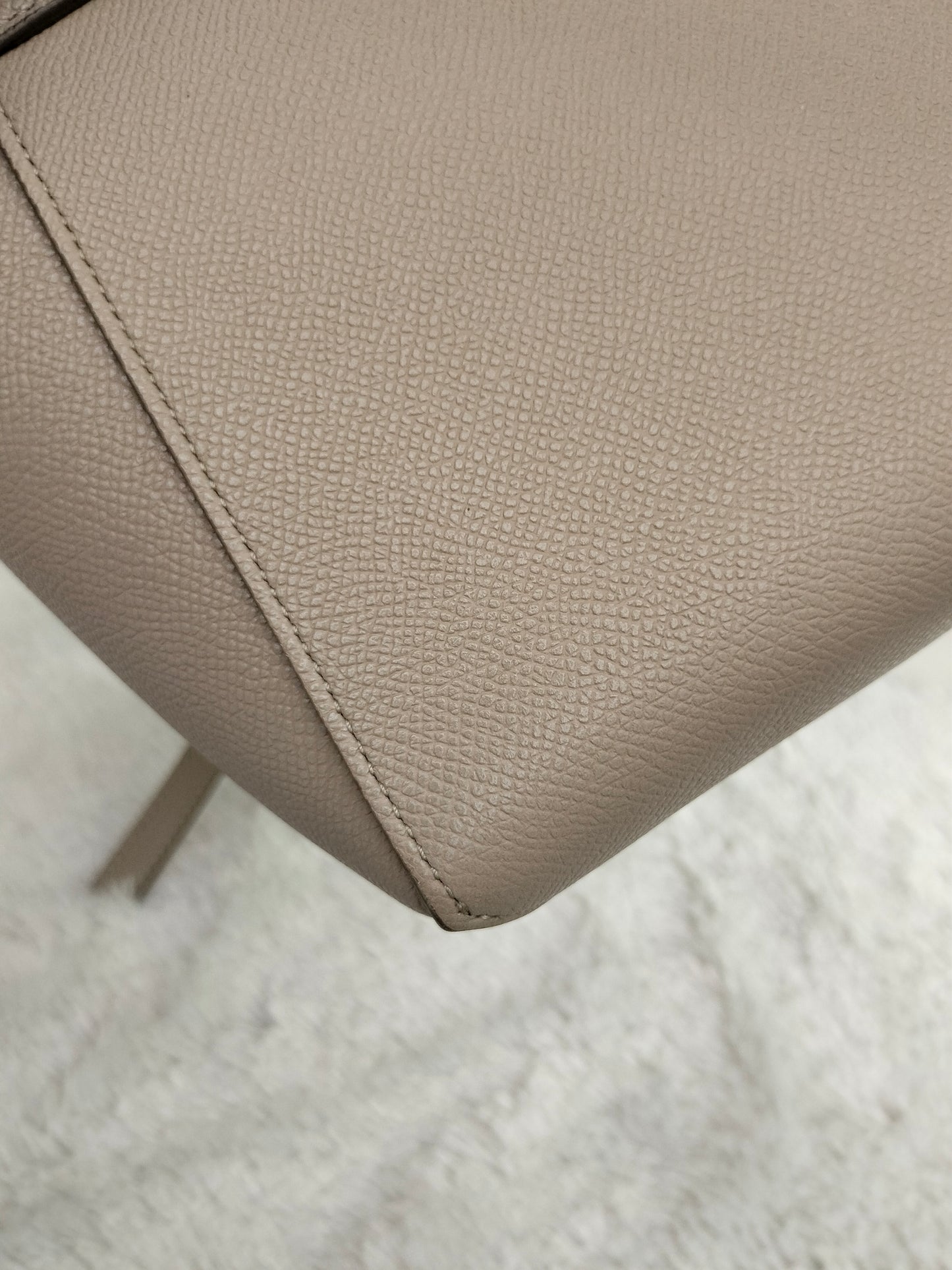 Celine Nano Belt Grained Light Taupe GHW 2019