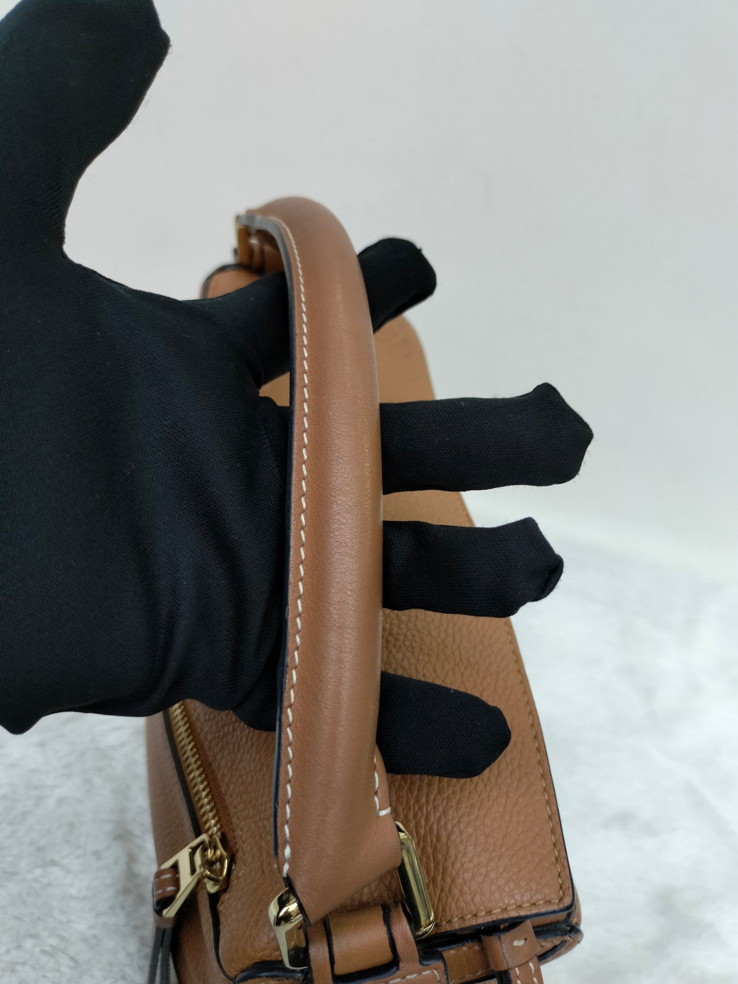 Loewe Puzzle Small Grained Caramel GHW 2020